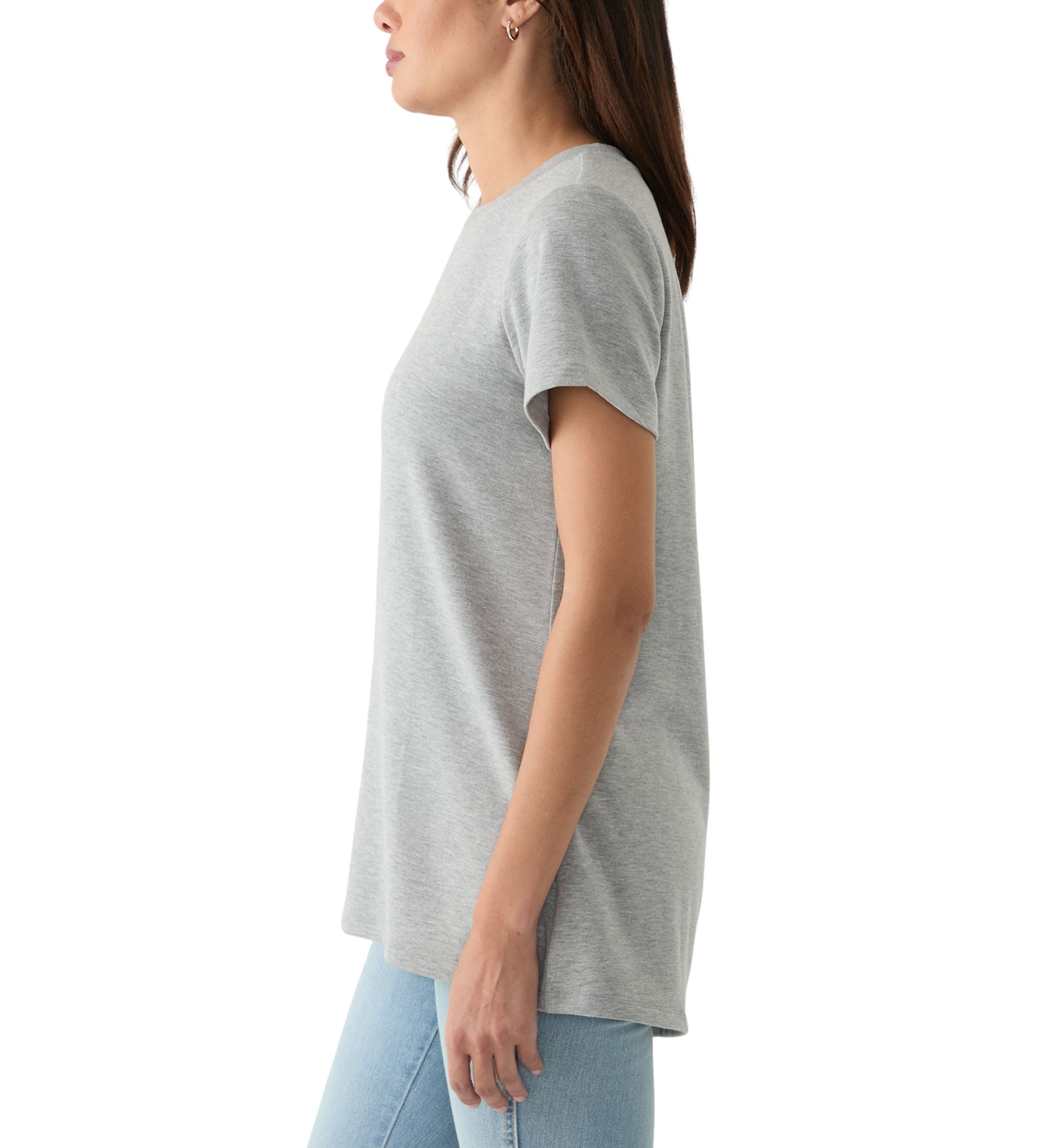 Short Sleeve Pleat Back T-Shirt
