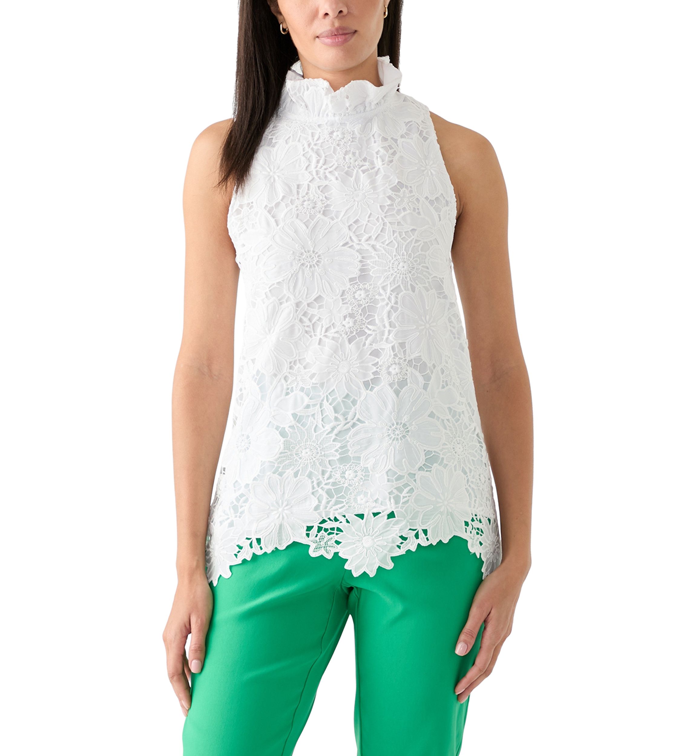 Womens 3D Floral Top