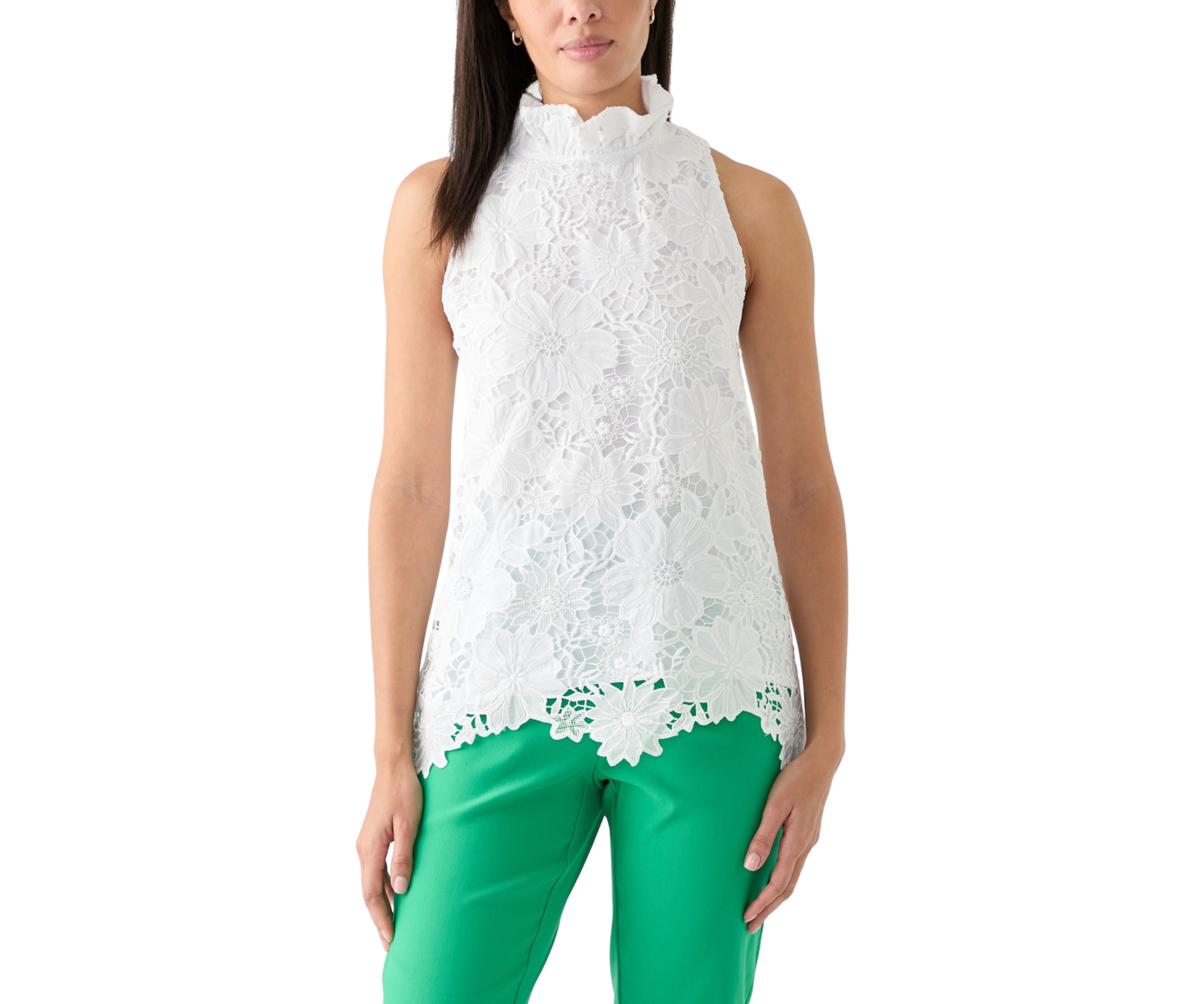 Womens 3D Floral Top