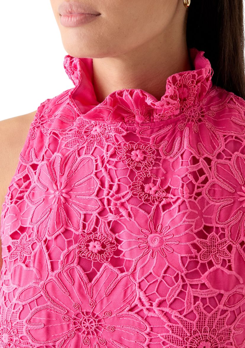 Womens 3D Floral Top