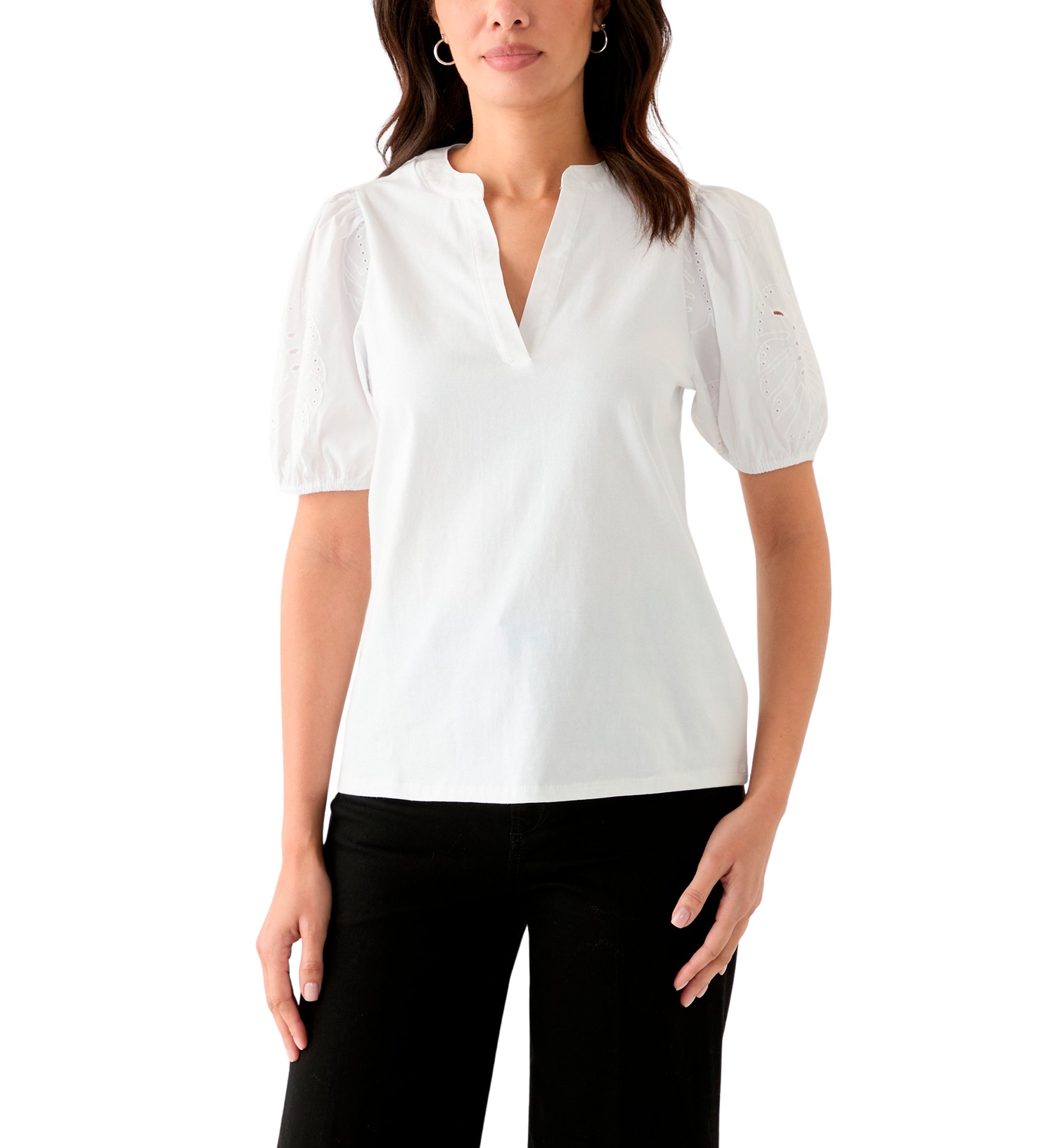 Womens Puff Sleeve Top