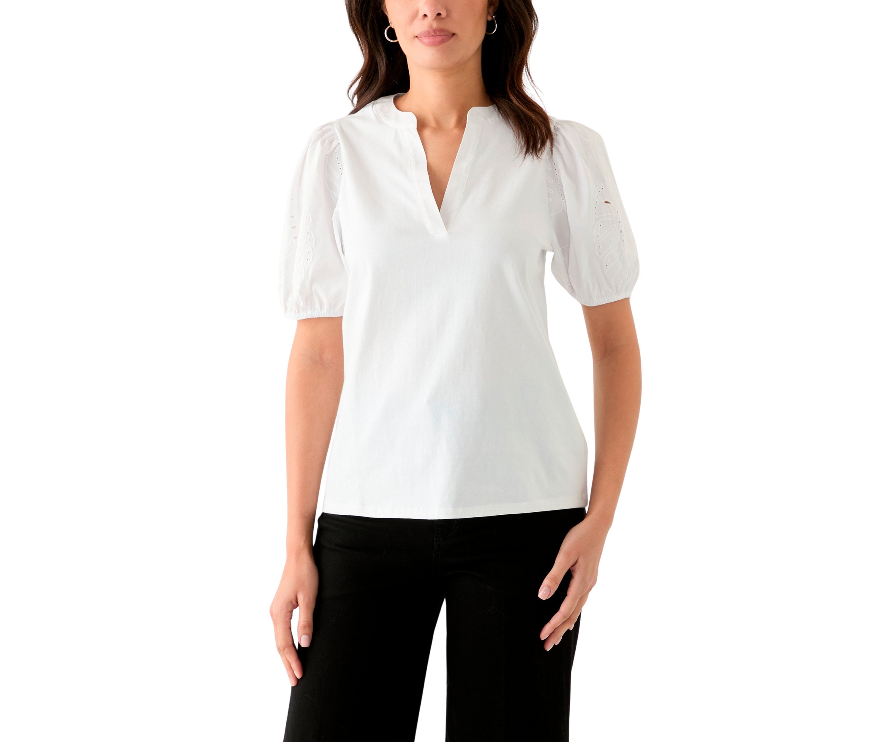 Womens Puff Sleeve Top