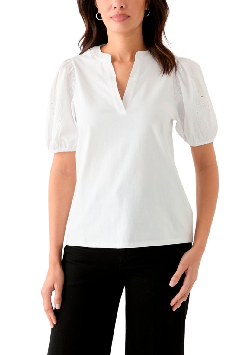 Womens Puff Sleeve Top