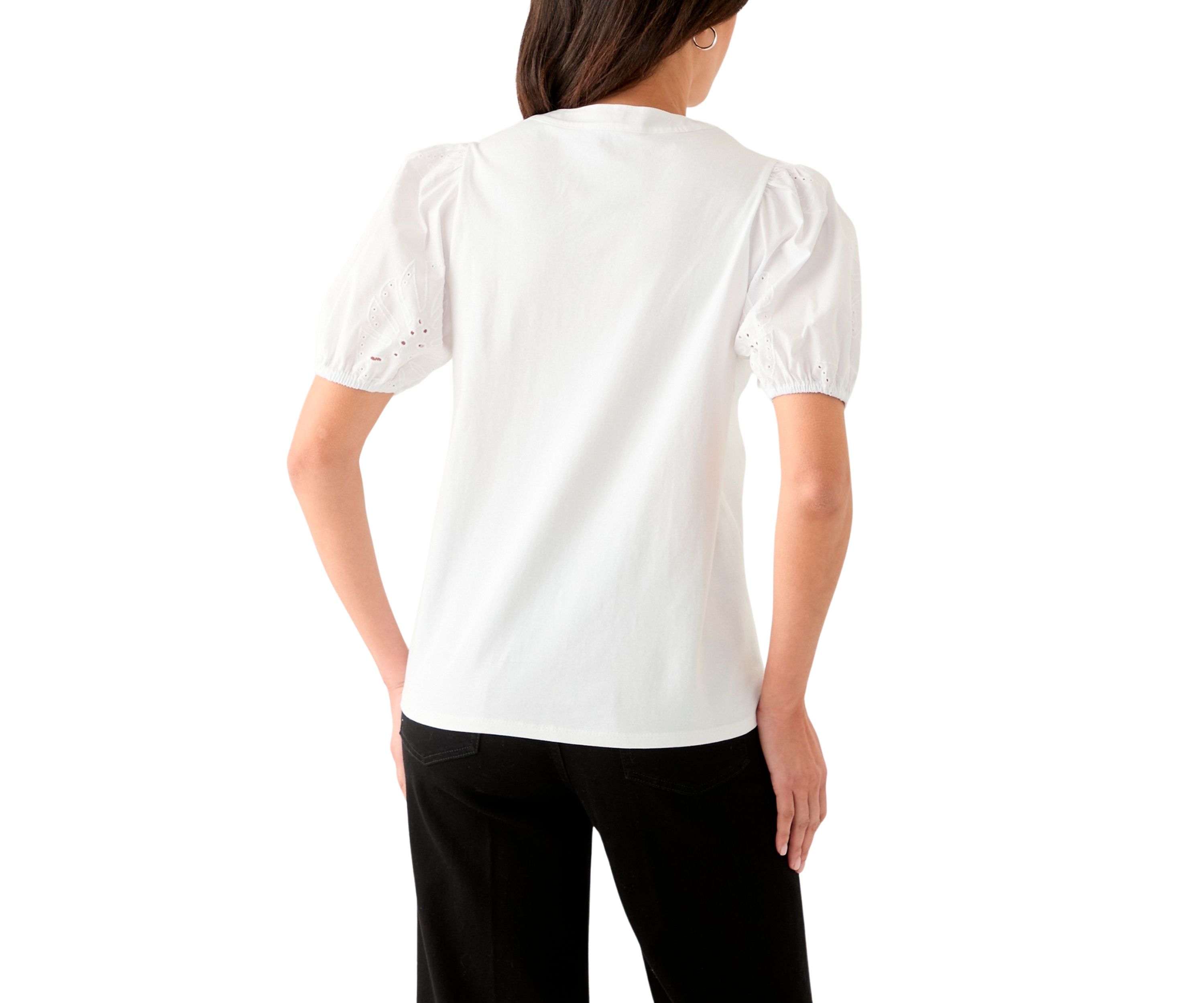 Womens Puff Sleeve Top
