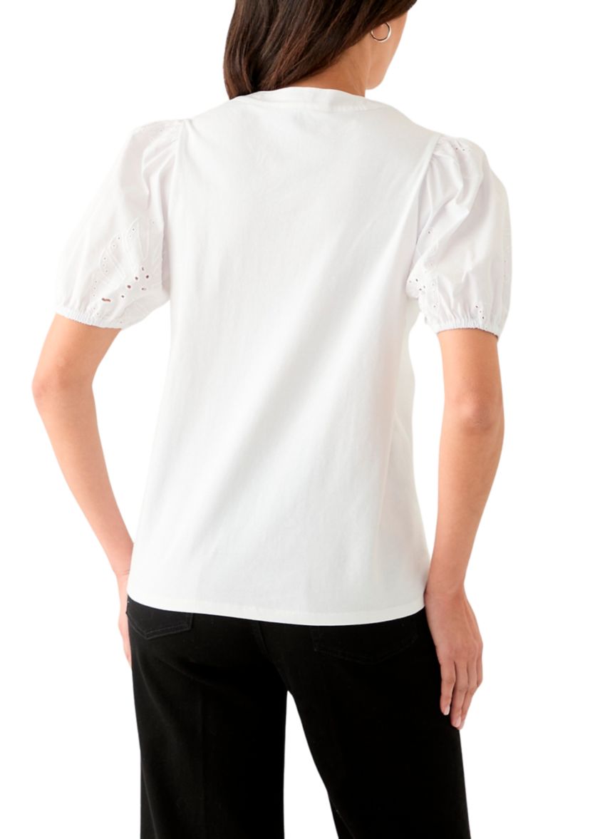 Womens Puff Sleeve Top