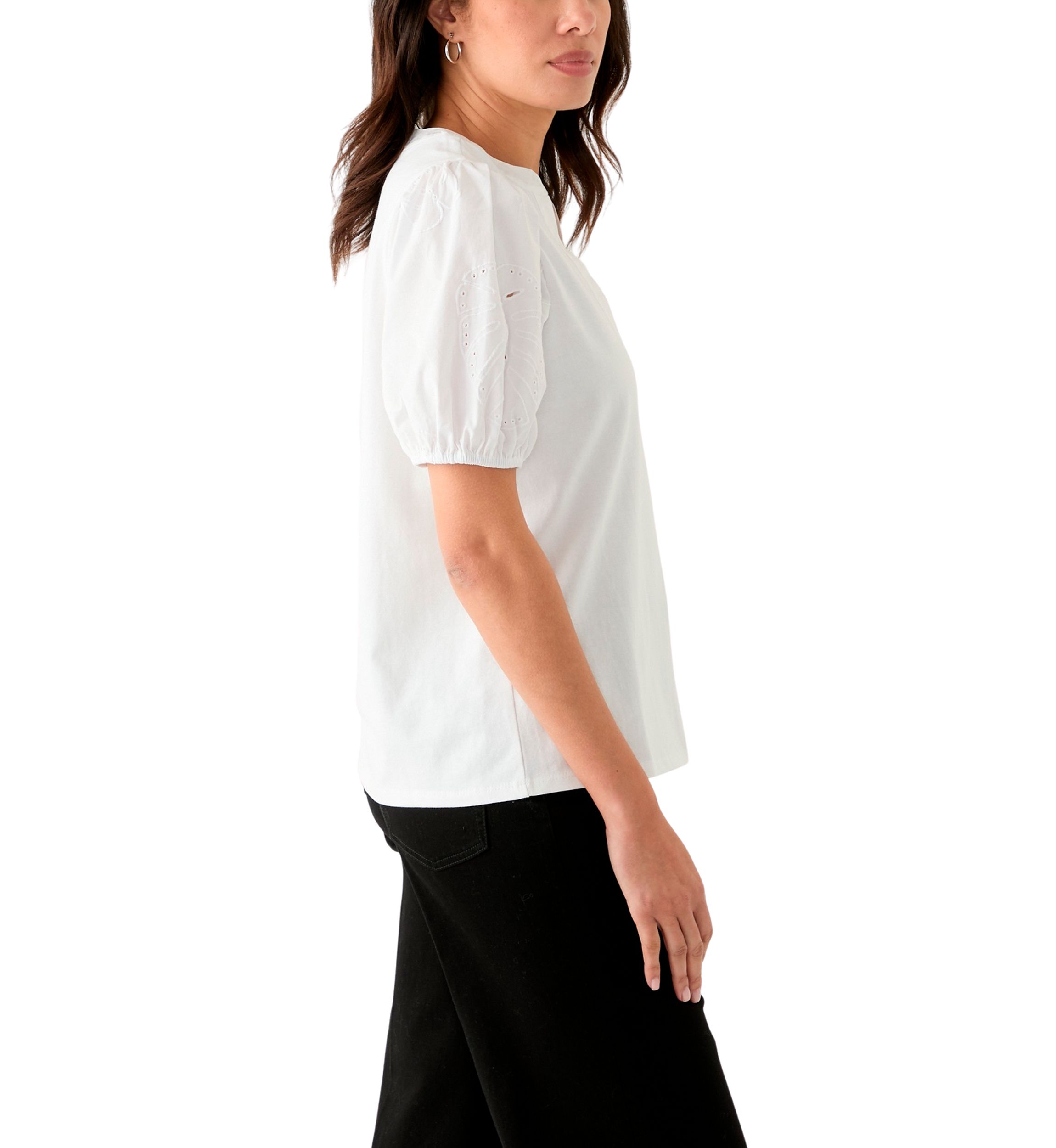Womens Puff Sleeve Top