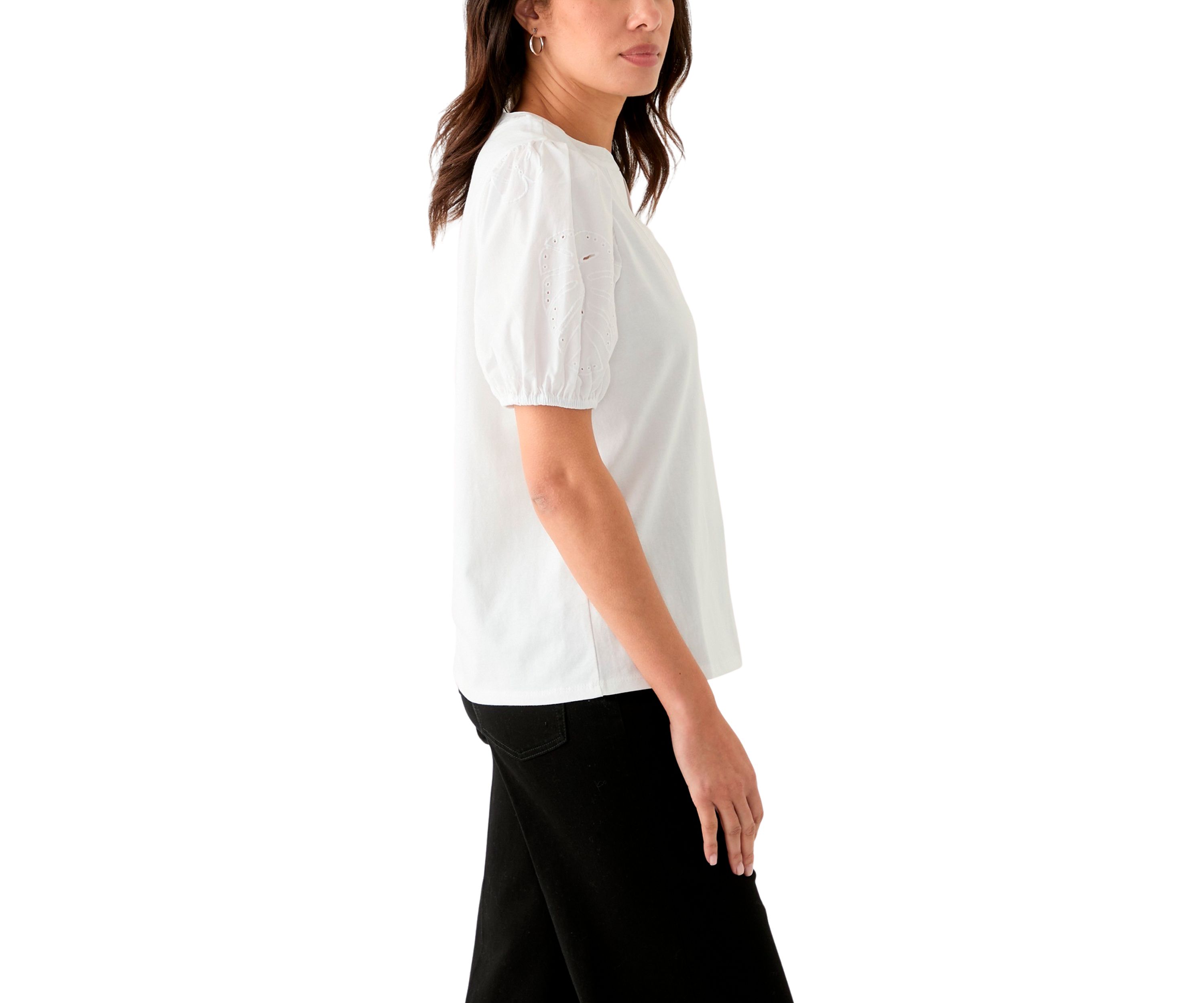 Womens Puff Sleeve Top