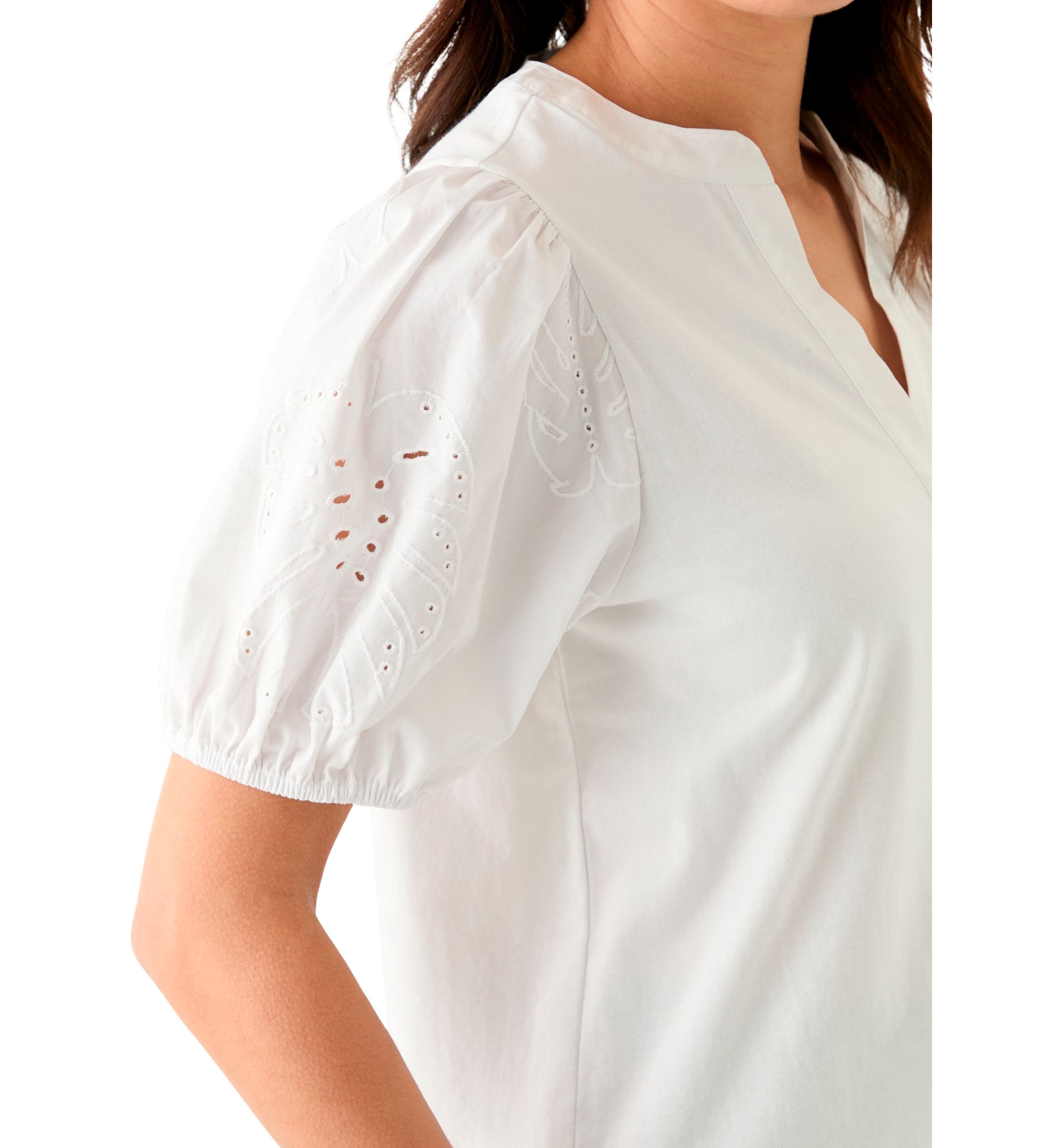 Womens Puff Sleeve Top