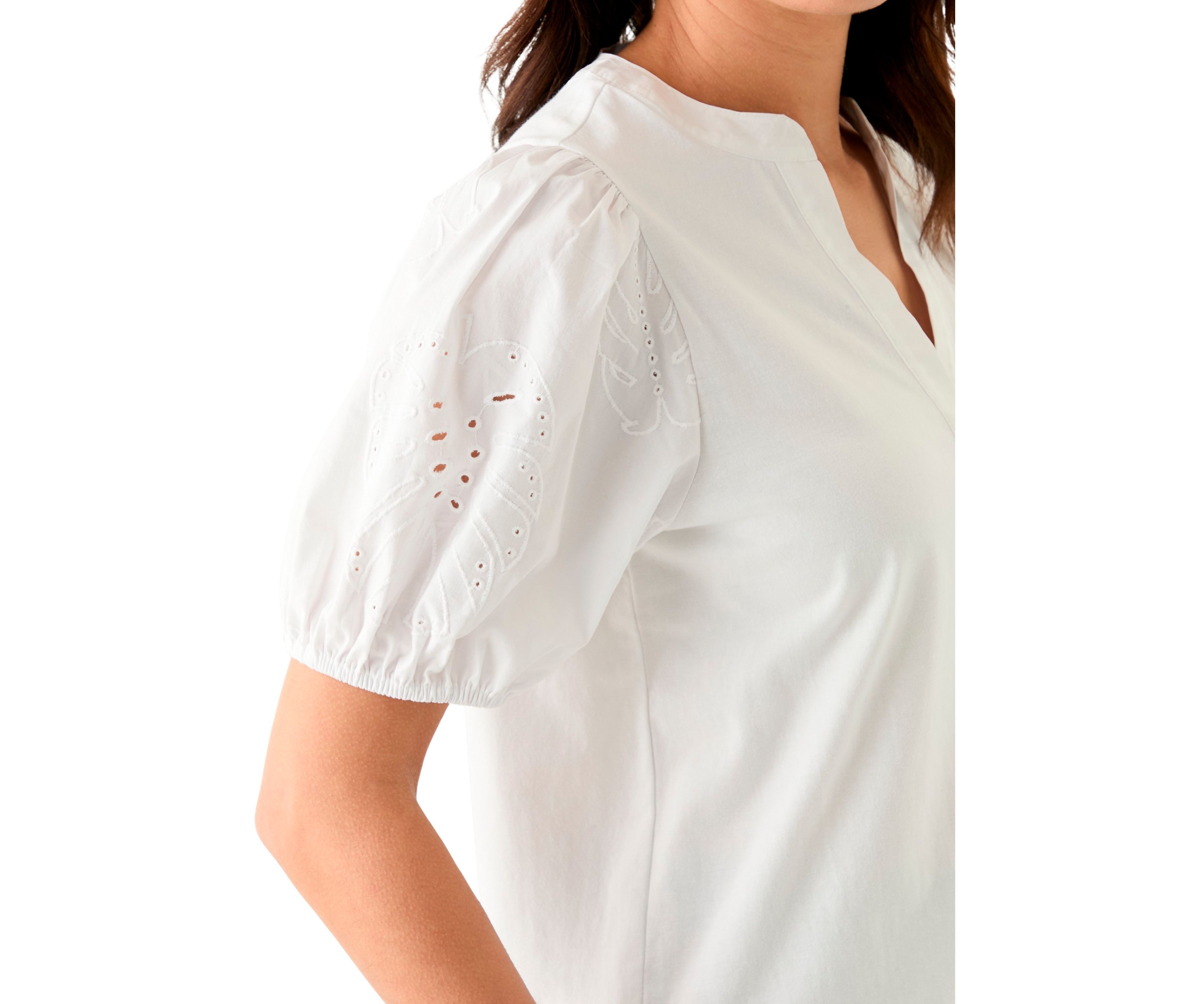 Womens Puff Sleeve Top