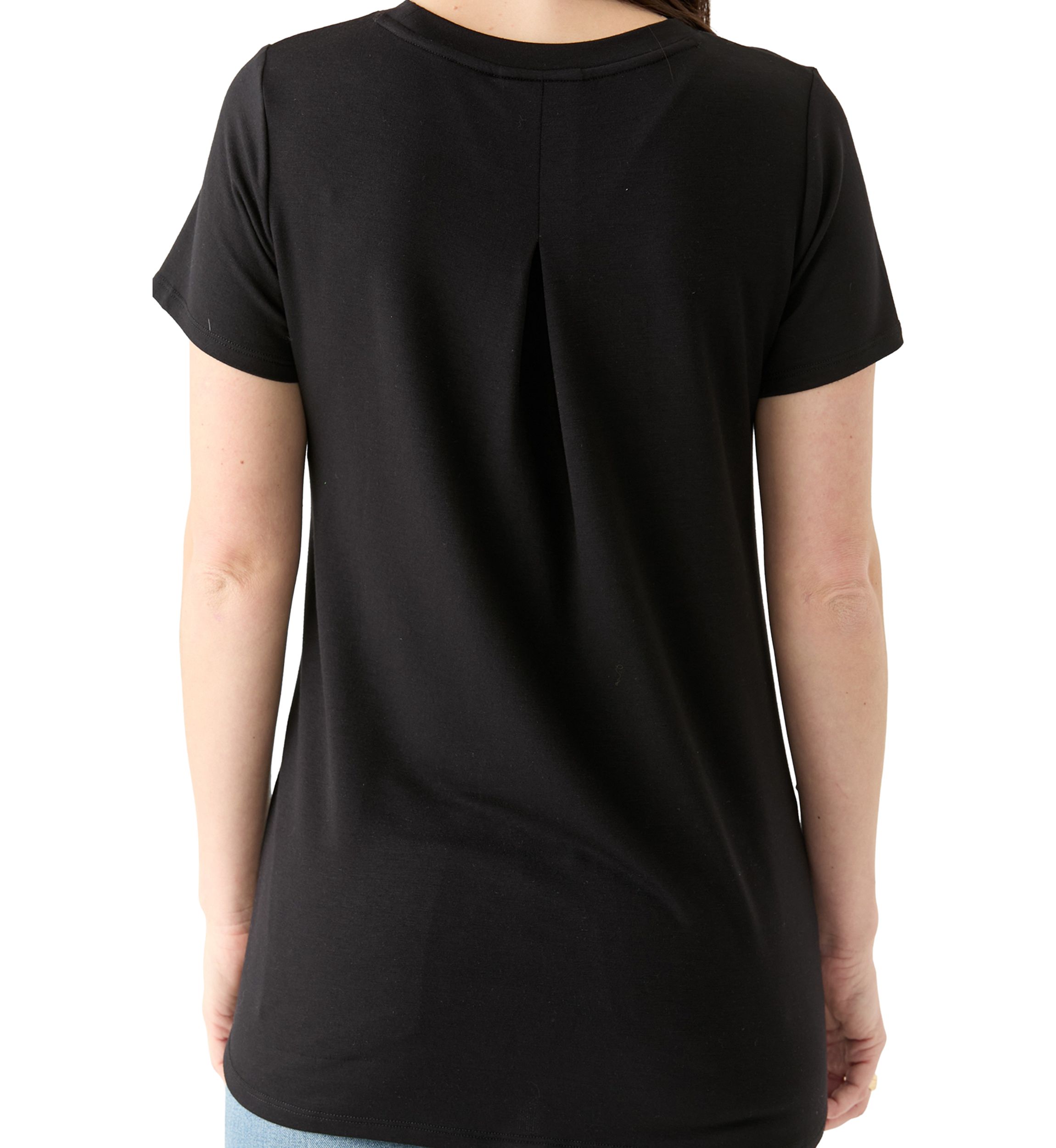 Womens Solid Baby Terry T-Shirt