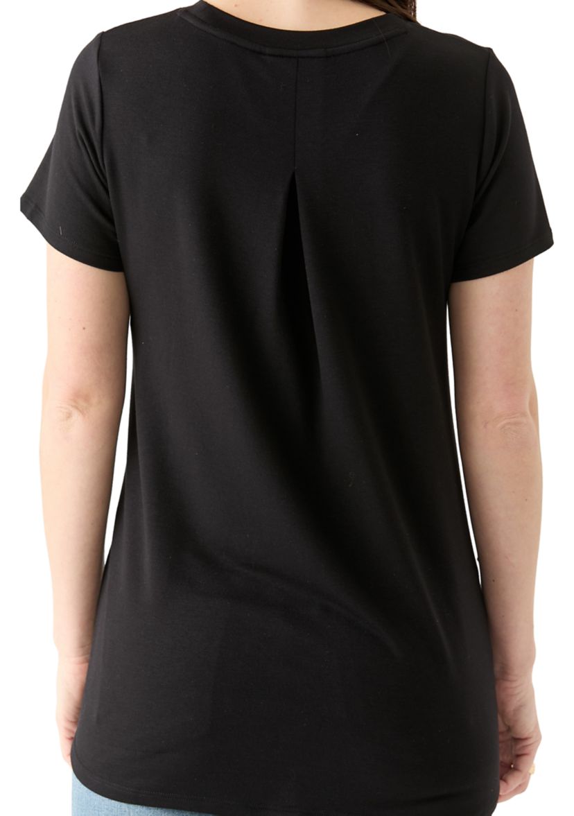 Womens Solid Baby Terry T-Shirt