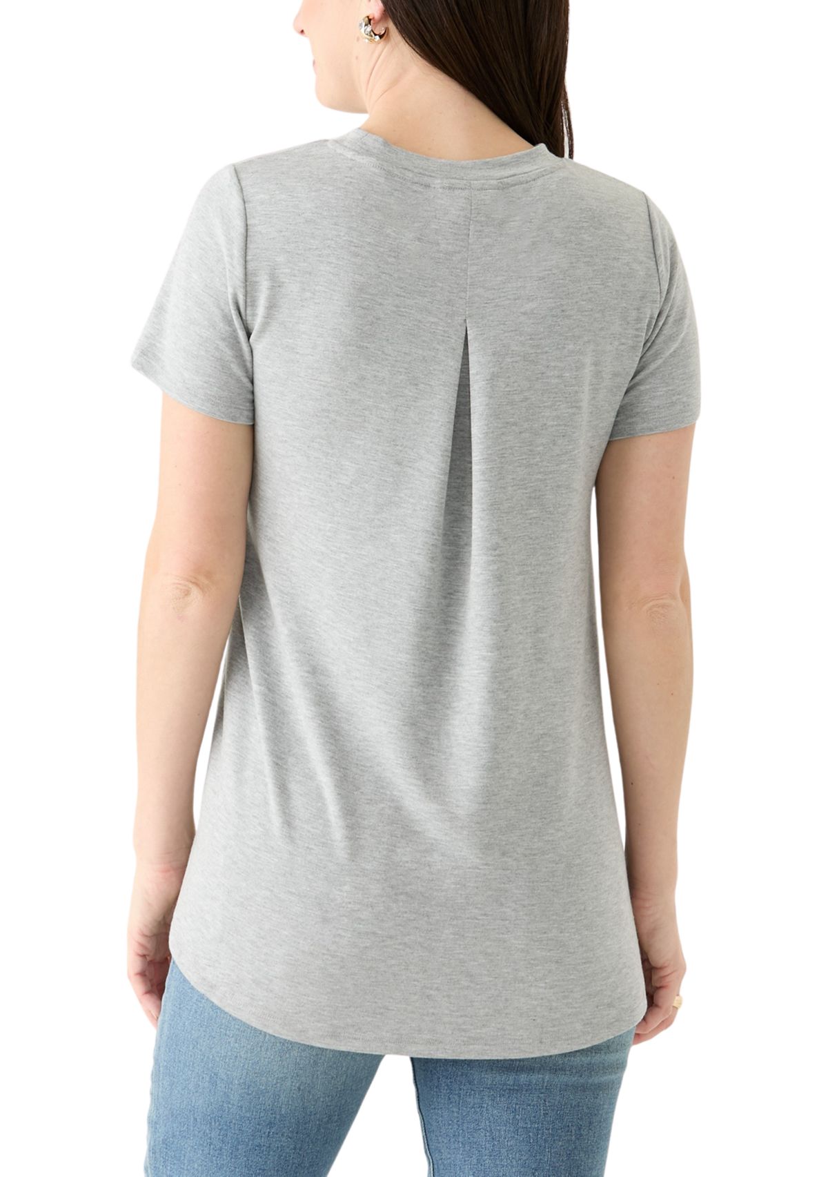 Womens Solid Baby Terry T-Shirt