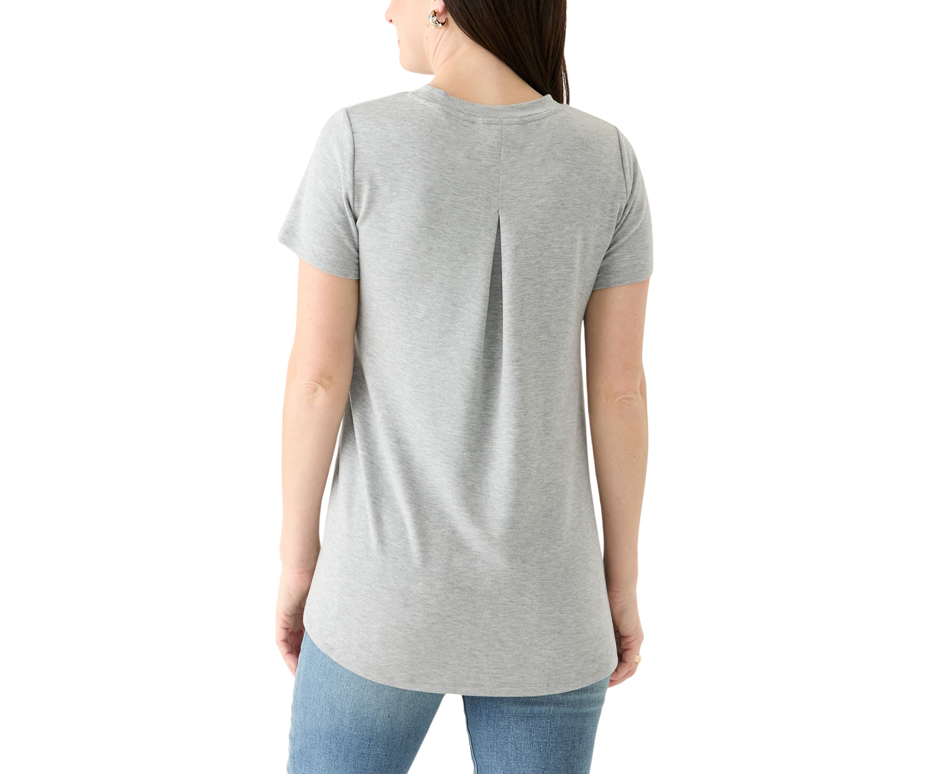 Womens Solid Baby Terry T-Shirt