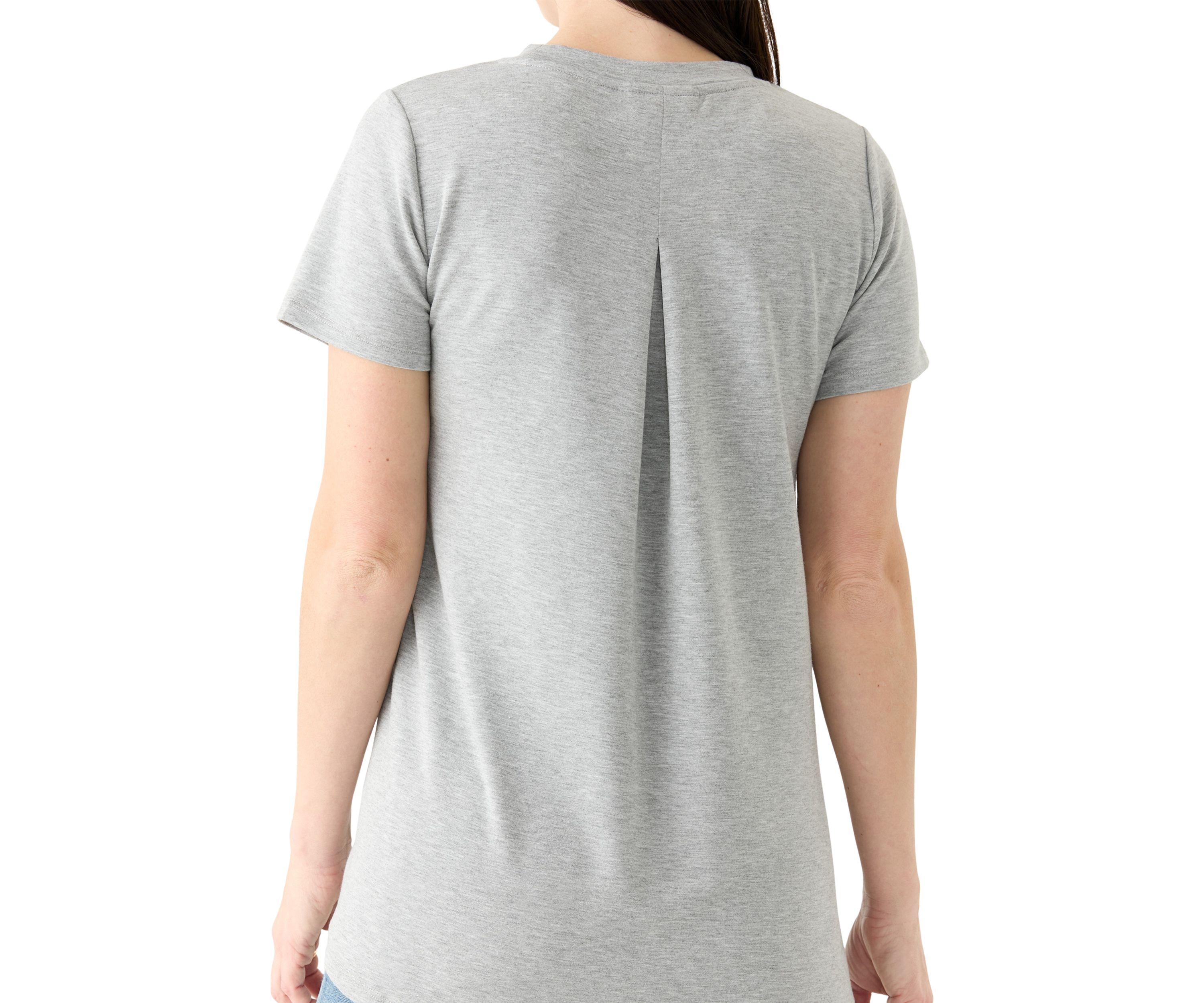 Womens Solid Baby Terry T-Shirt