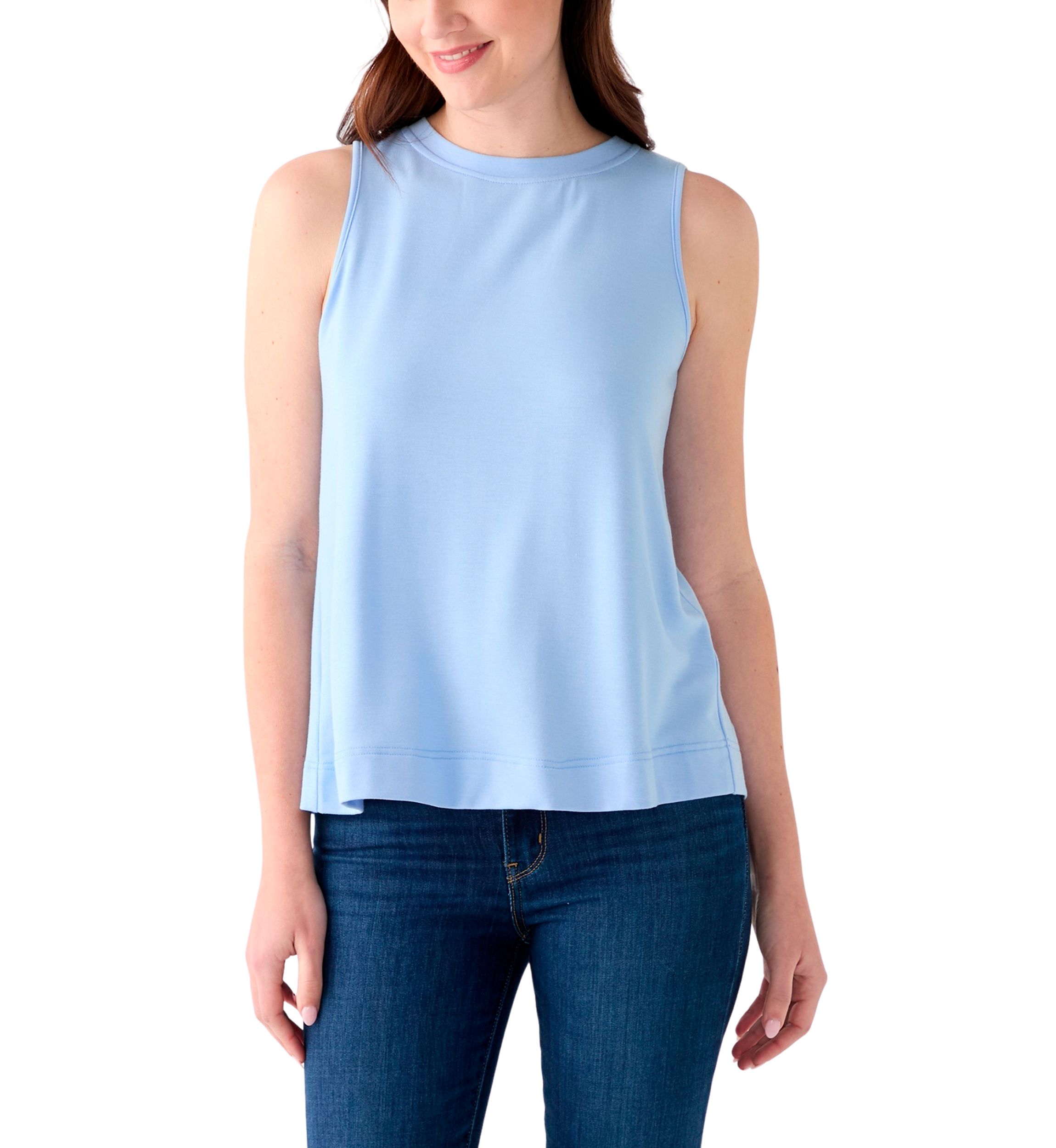 Womens Bow Back Baby Terry Top