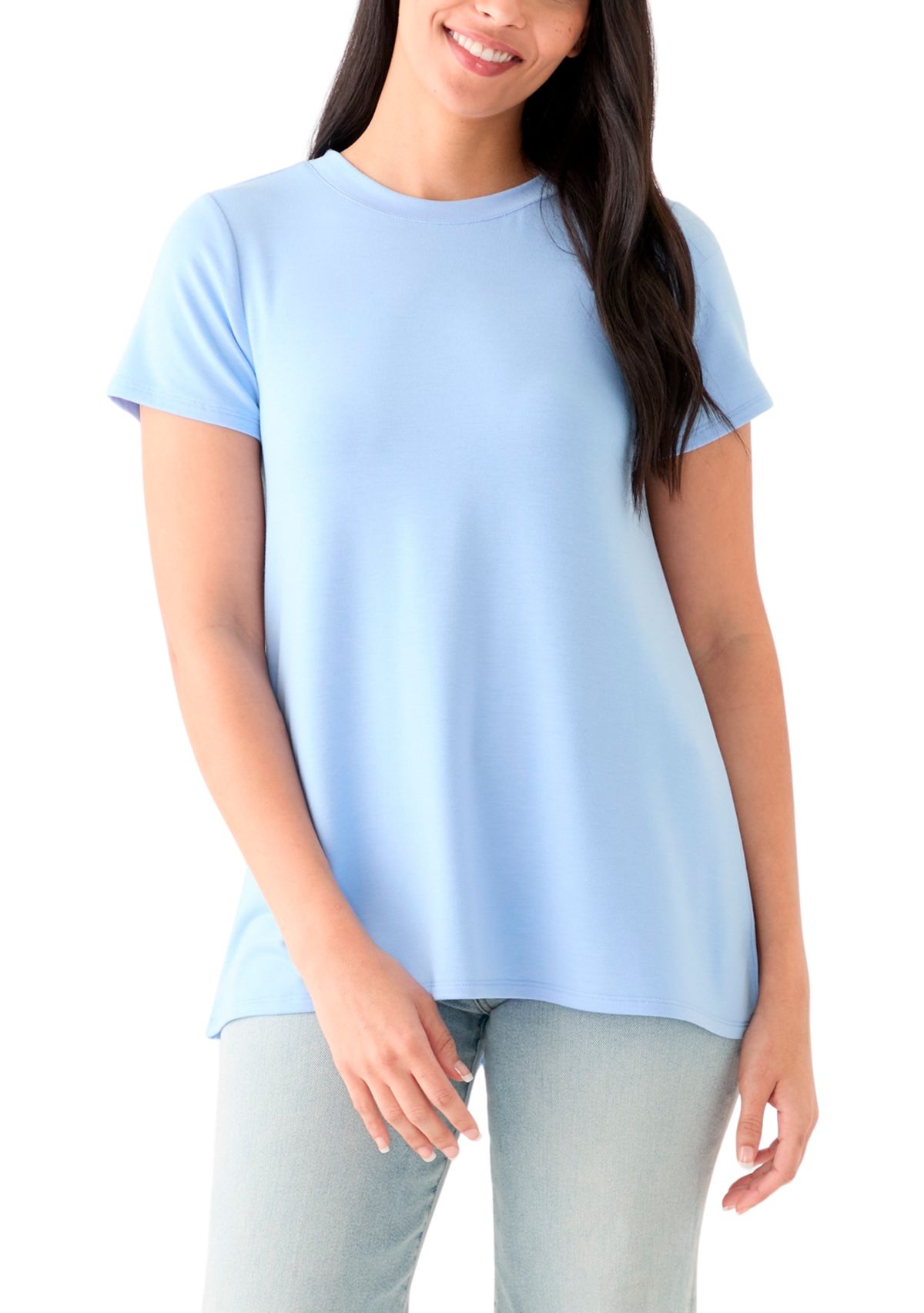 Womens Baby Terry Solid T-Shirt