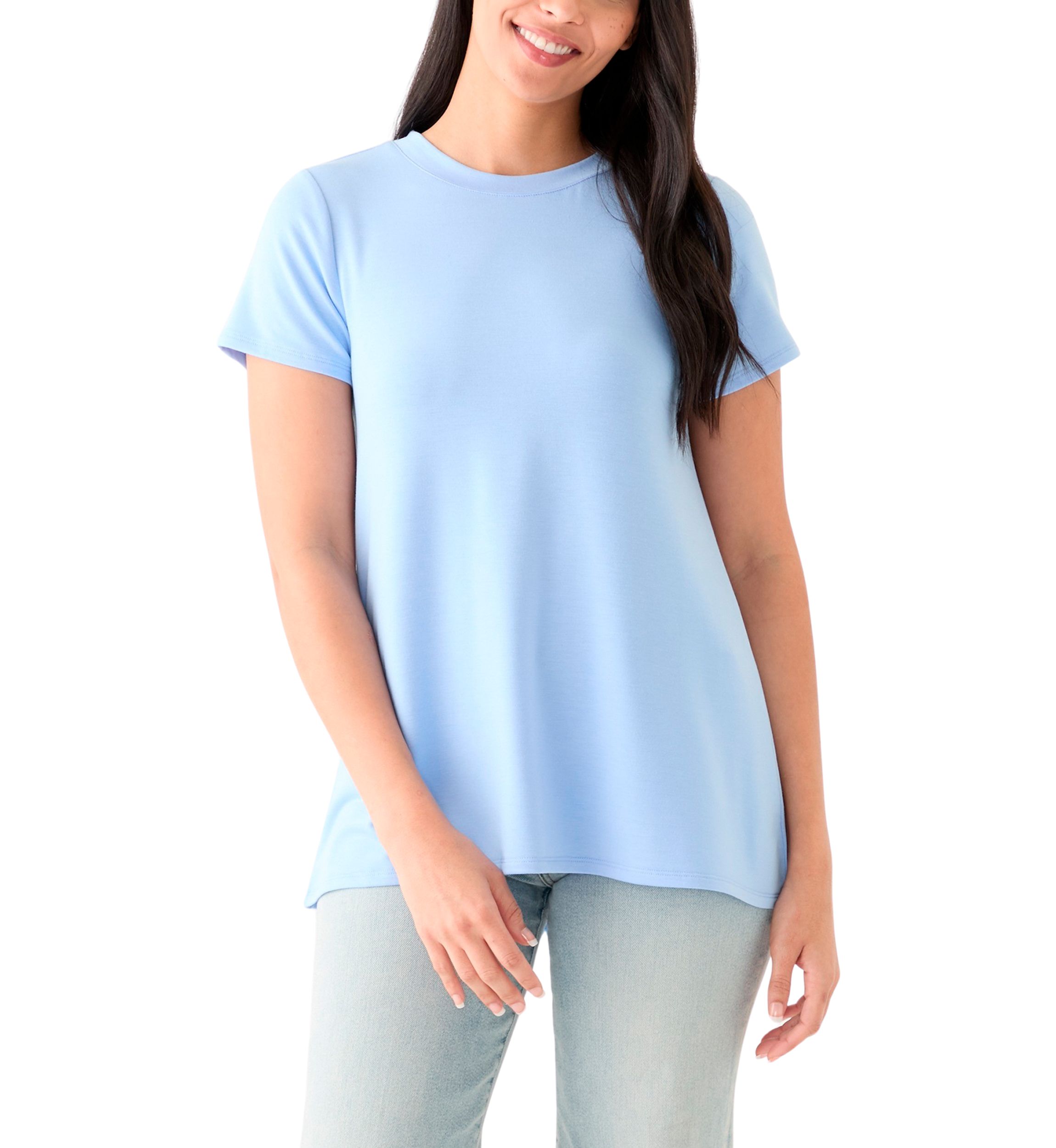 Womens Baby Terry Solid T-Shirt