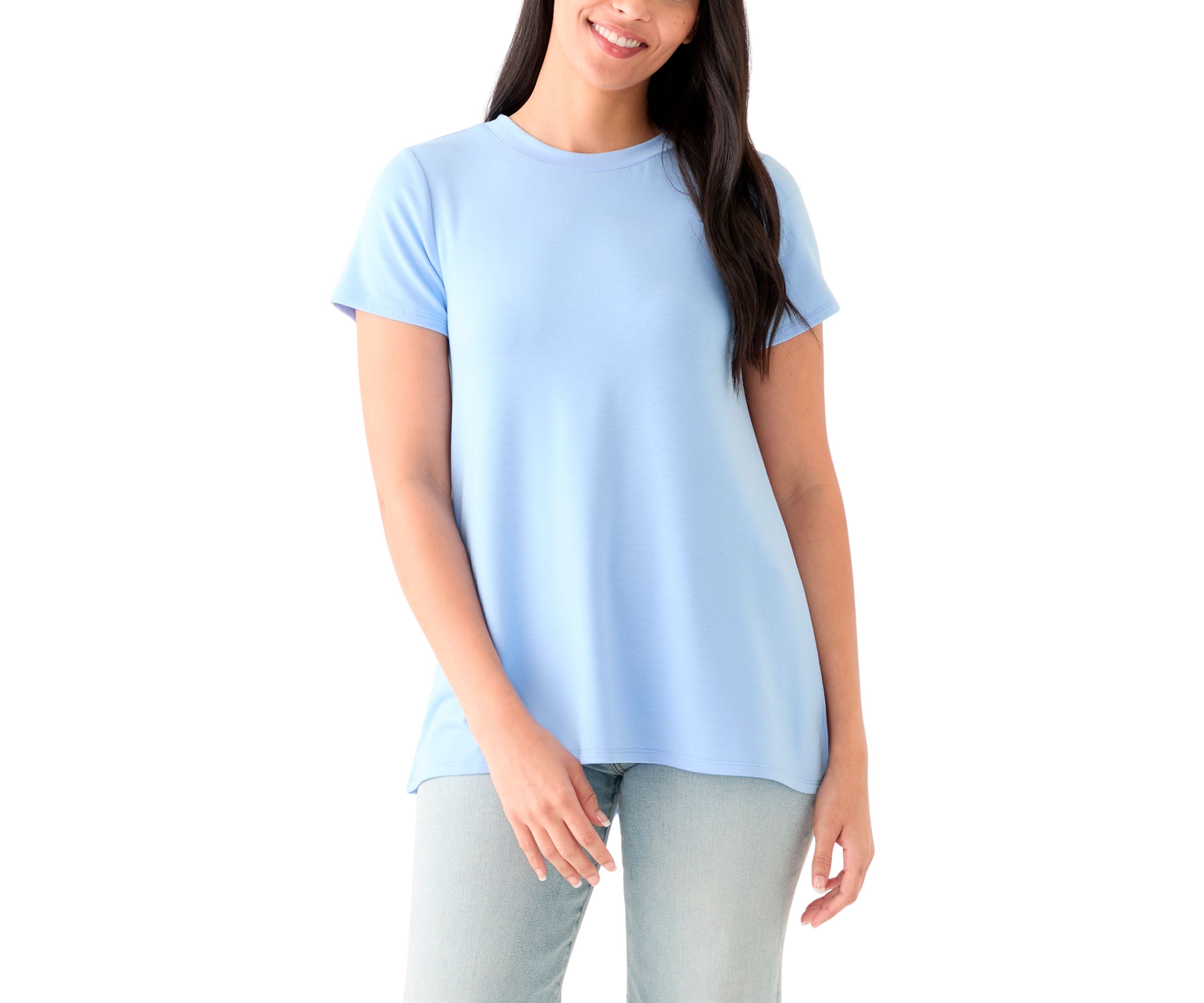 Womens Baby Terry Solid T-Shirt