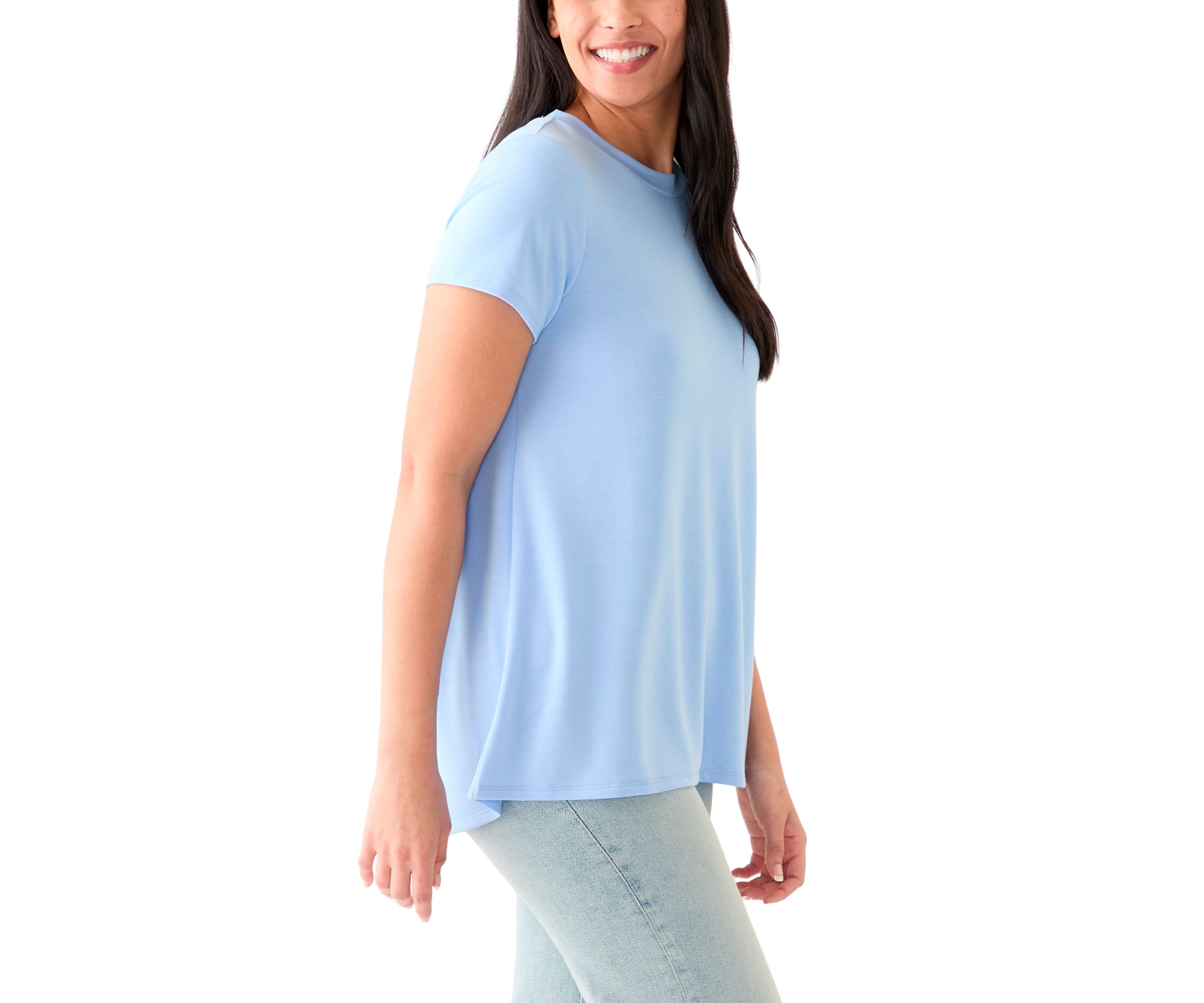 Womens Baby Terry Solid T-Shirt