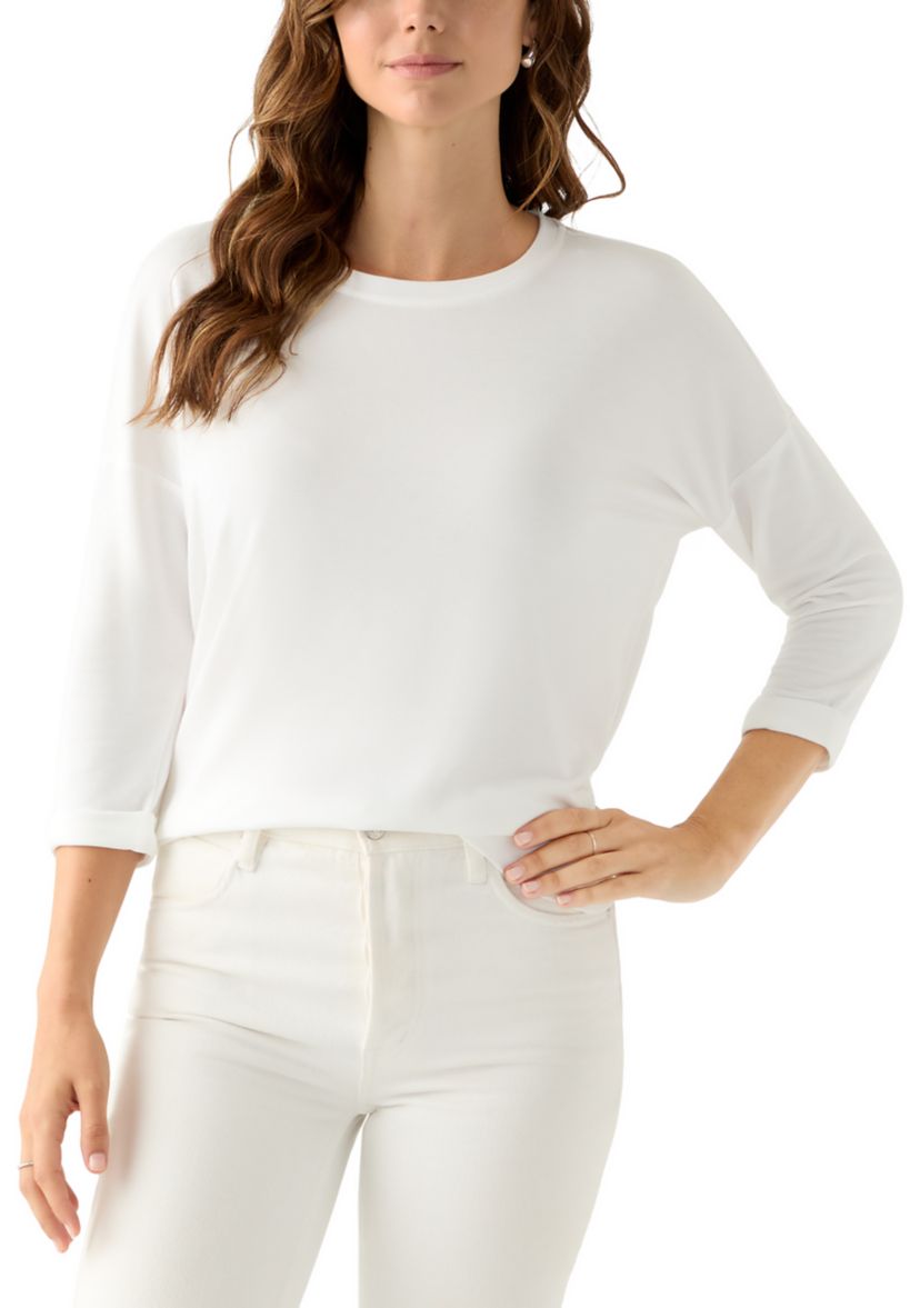 Womens 3/4 Baby Terry T-Shirt
