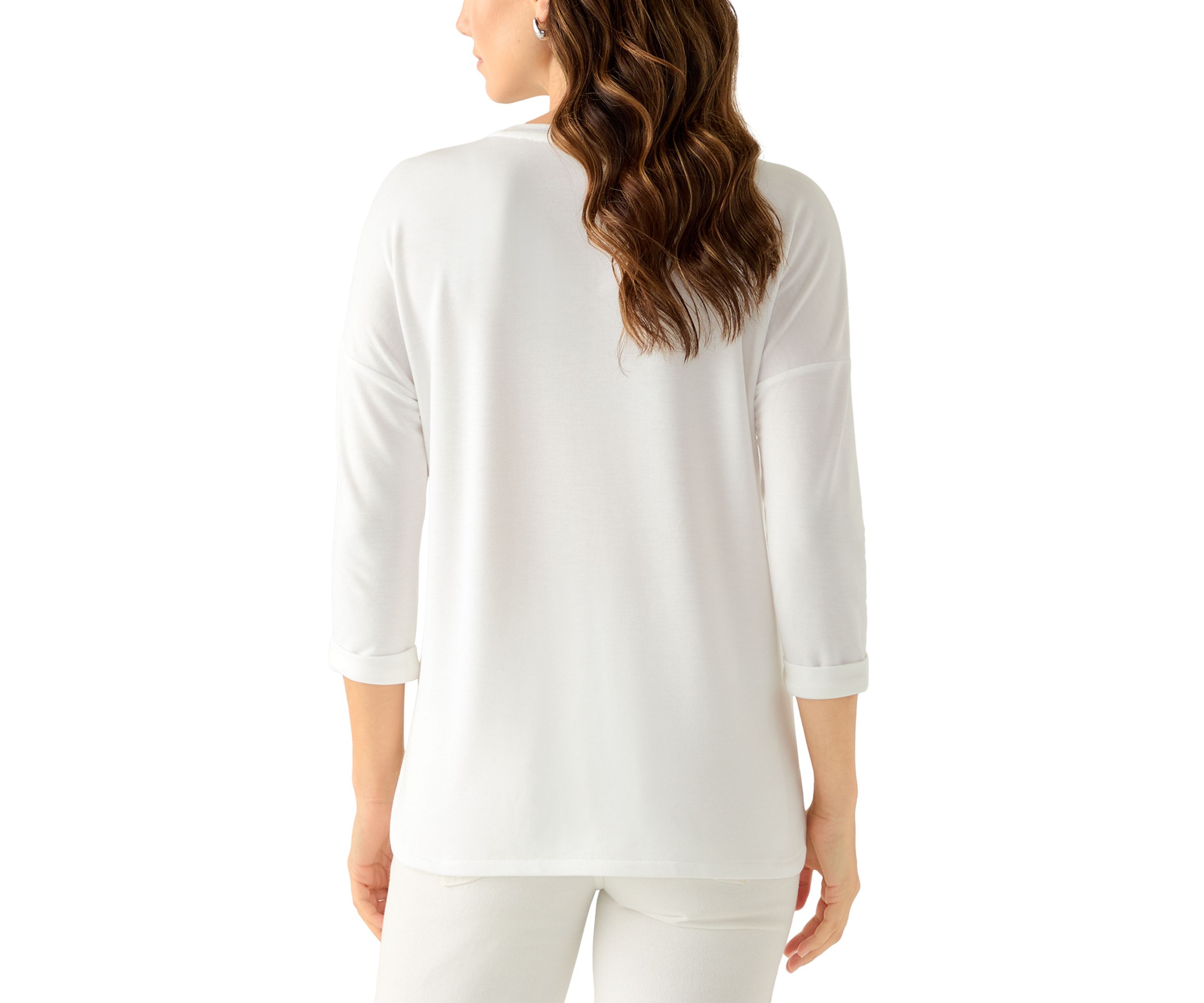 Womens 3/4 Baby Terry T-Shirt