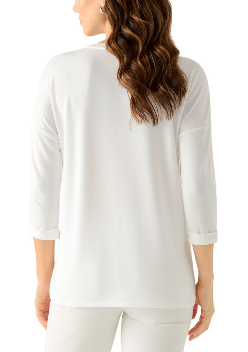 Womens 3/4 Baby Terry T-Shirt