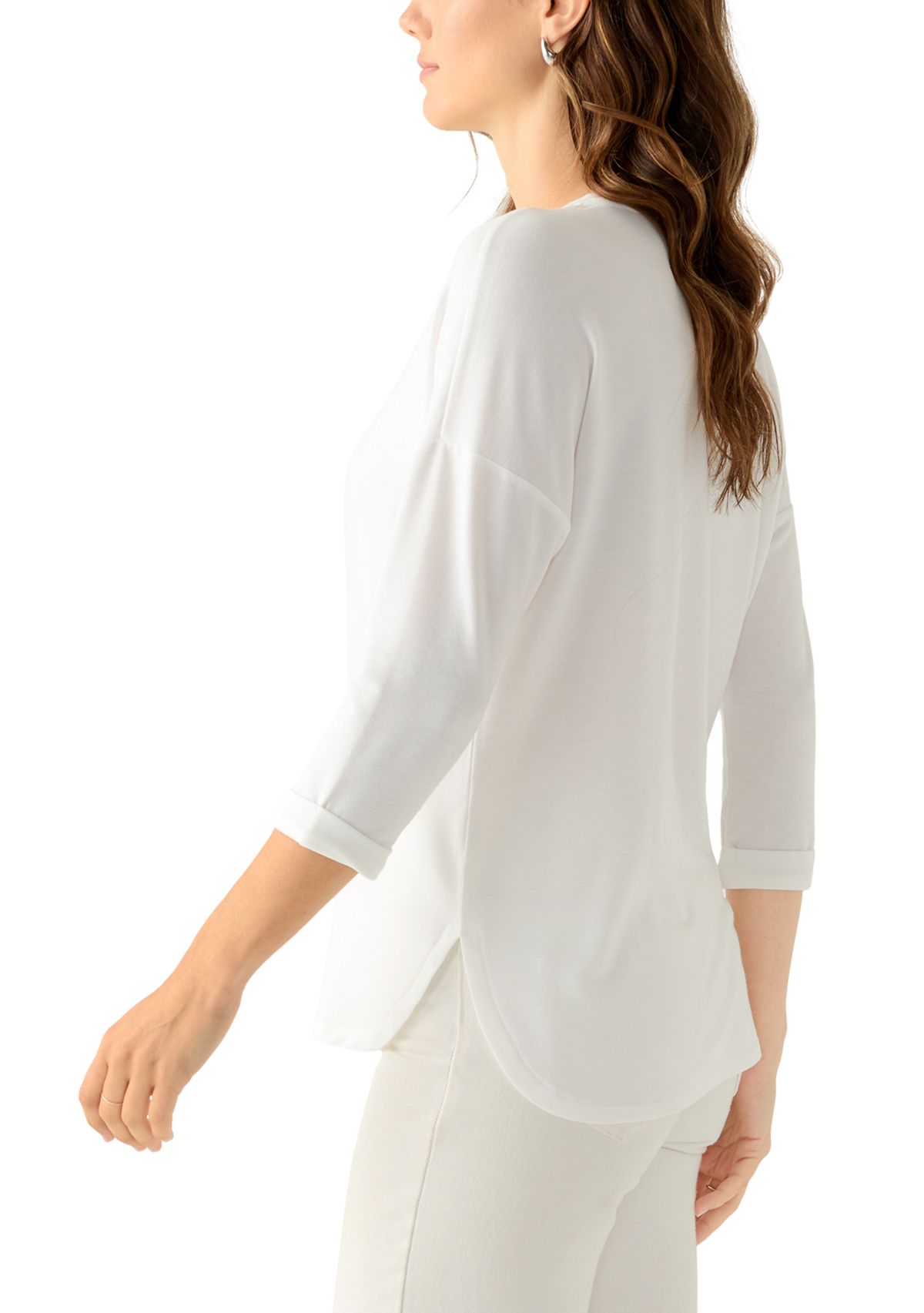Womens 3/4 Baby Terry T-Shirt