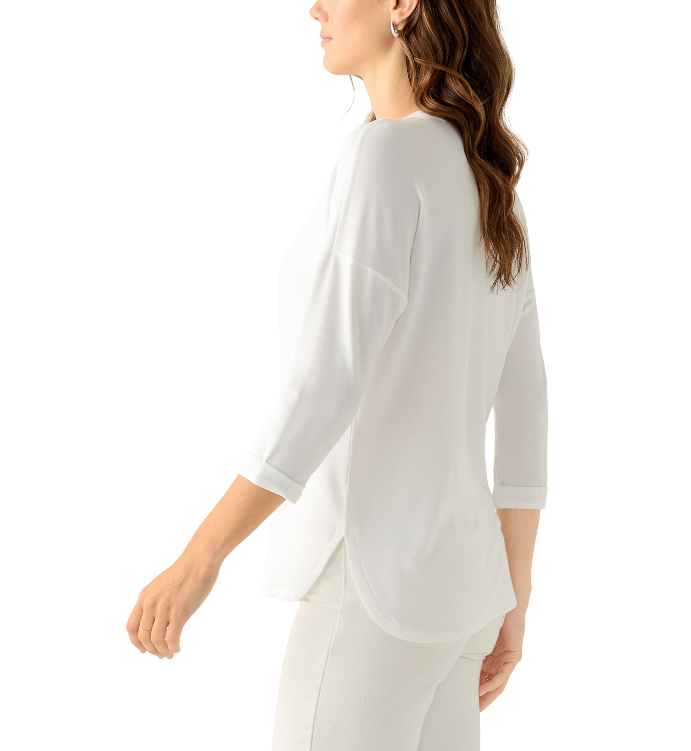 Womens 3/4 Baby Terry T-Shirt