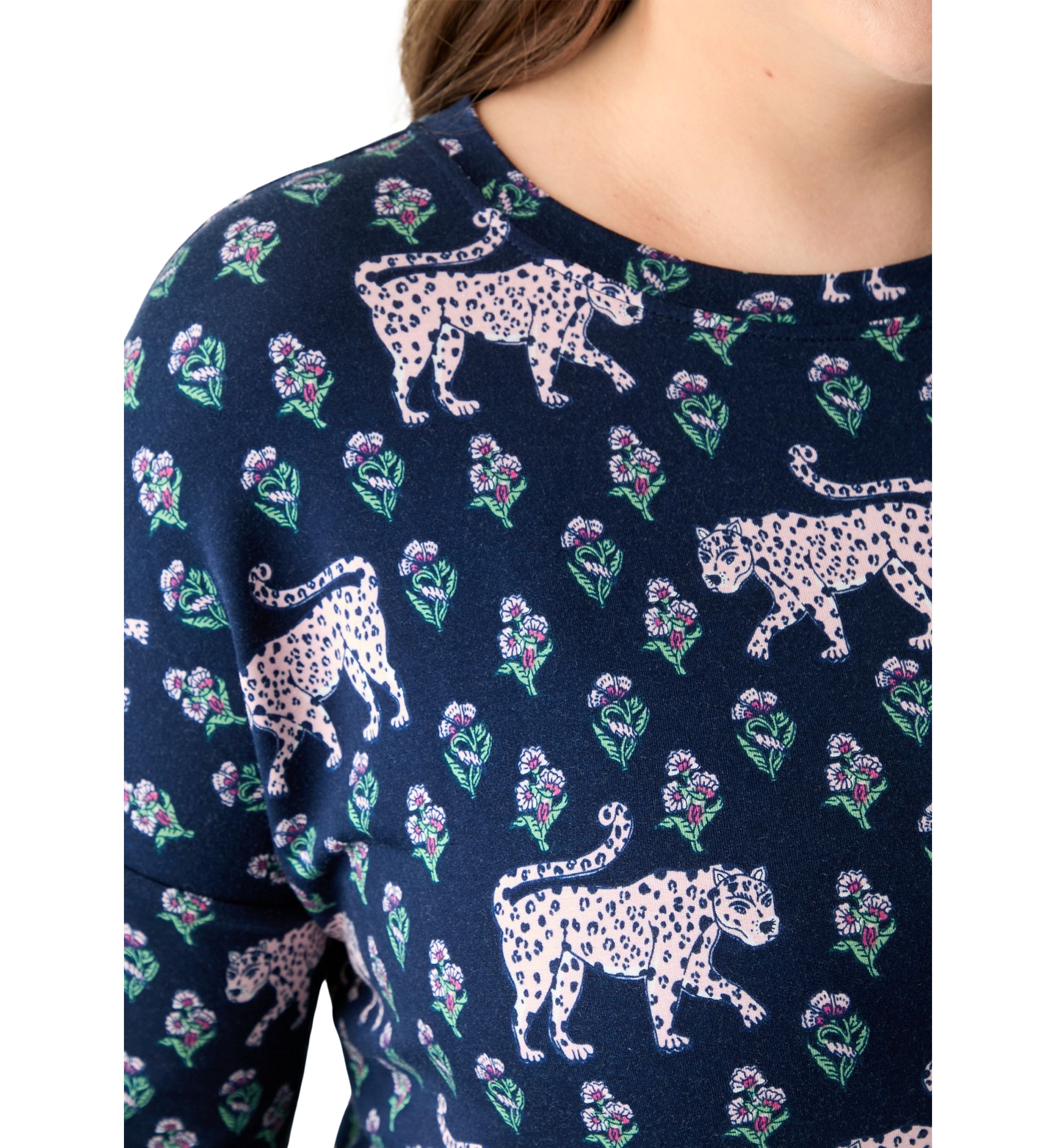 Plus Size Printed Baby Terry T-Shirt
