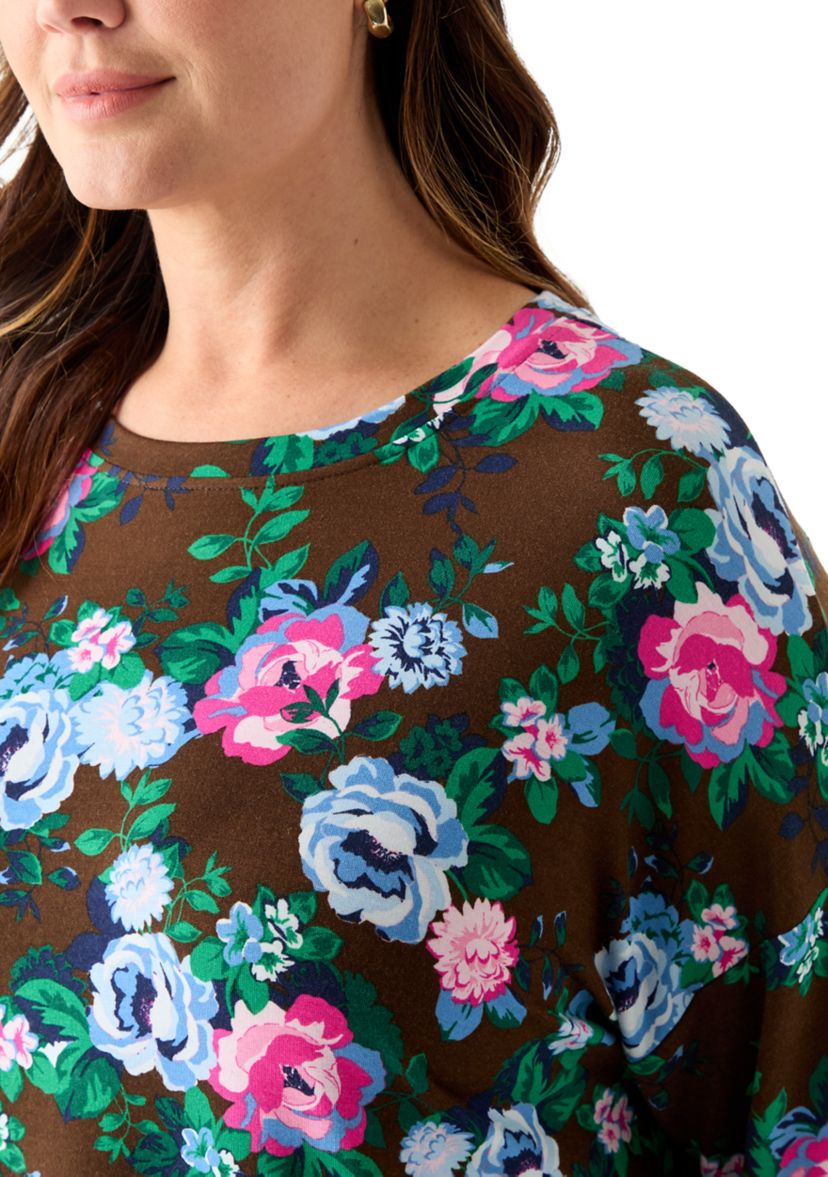Plus Size Baby Terry Printed T-Shirt