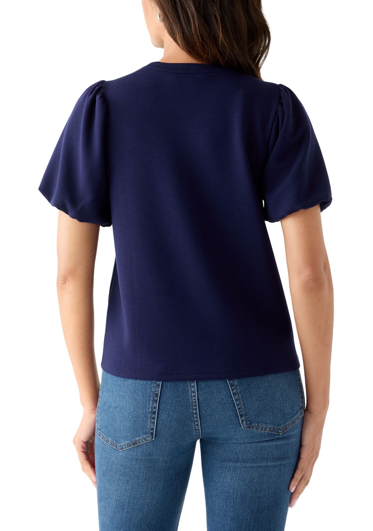 Womens Bubble Sleeve Top