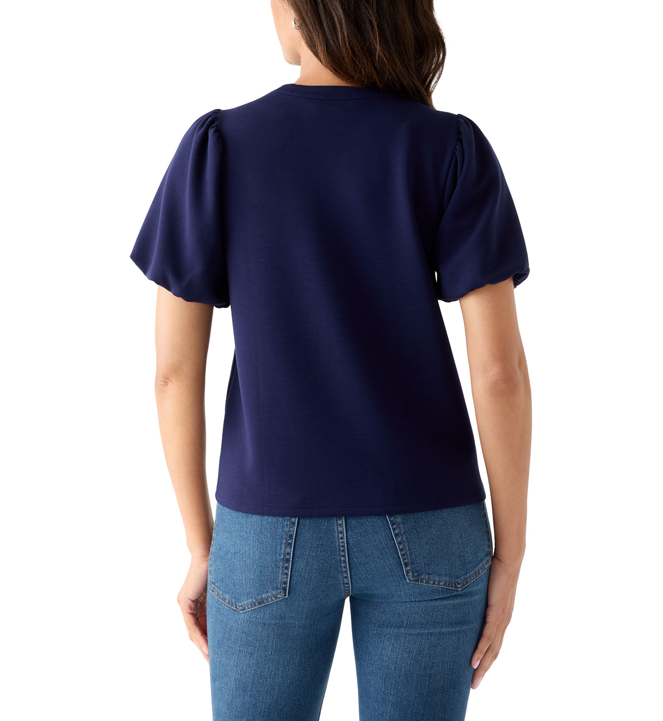 Womens Bubble Sleeve Top