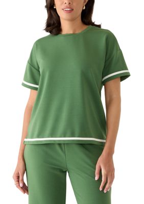 Crown & Ivy Women's Compact Terry Shirt