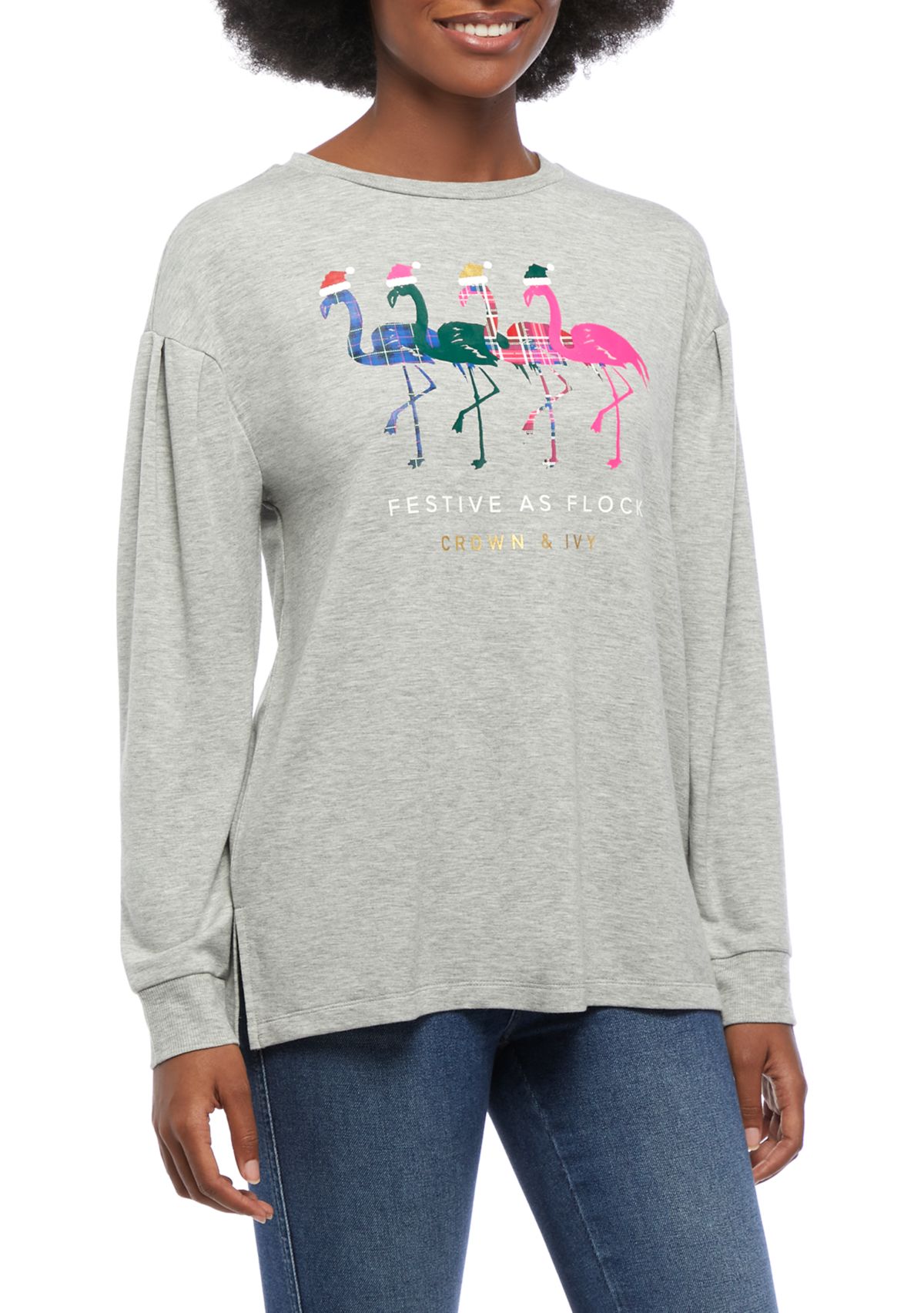 Womens Baby Terry Graphic T-Shirt 