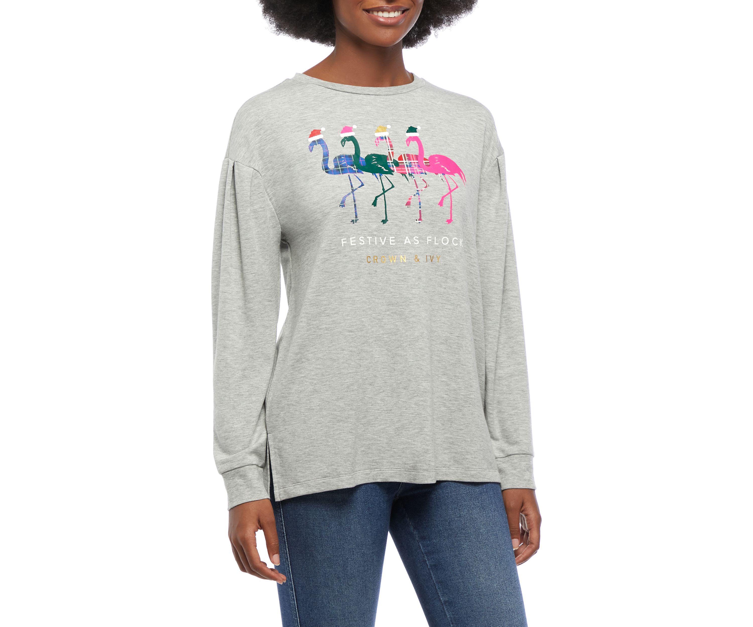 Womens Baby Terry Graphic T-Shirt 