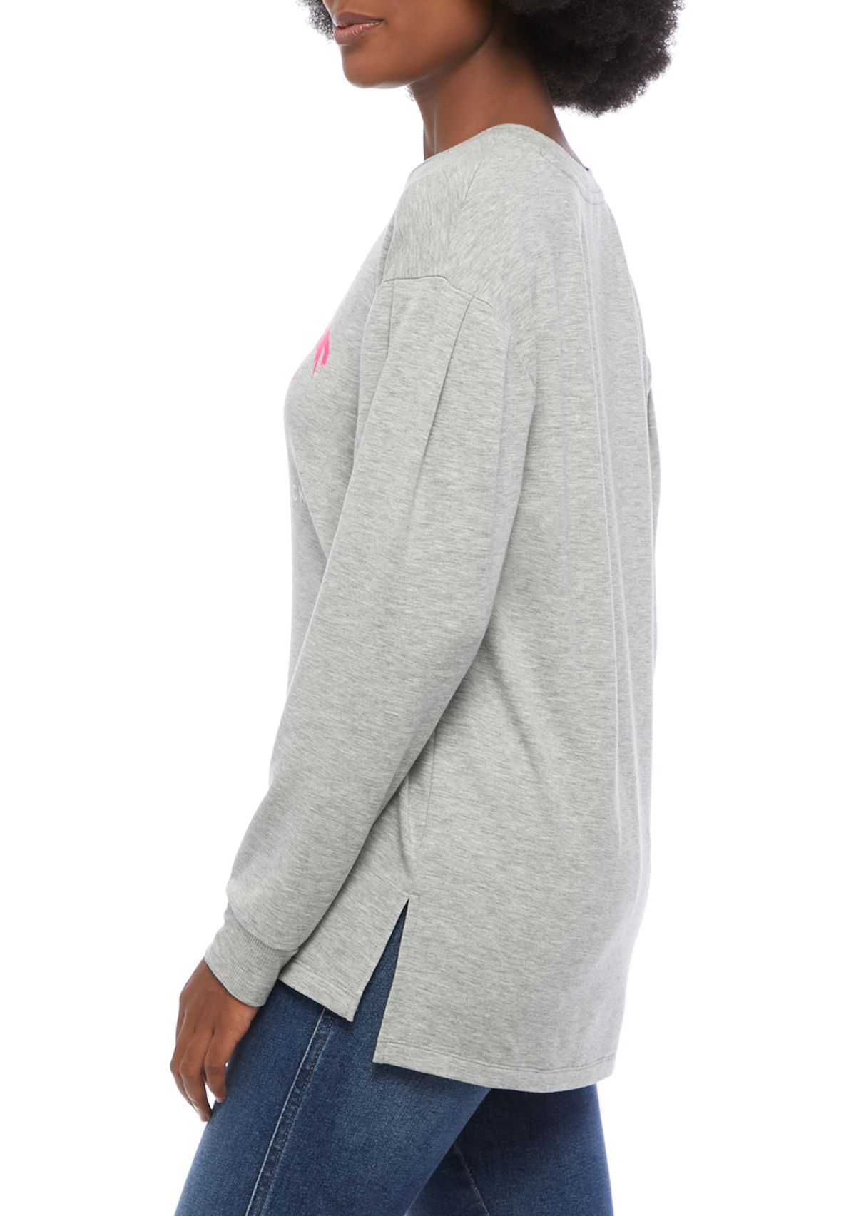 Womens Baby Terry Graphic T-Shirt 