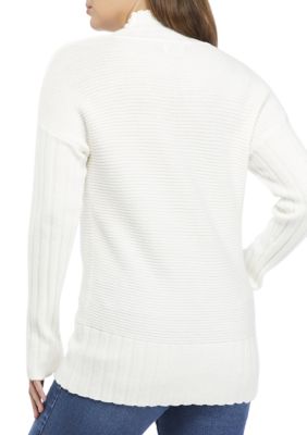 Women's Long Sleeve Mock Neck Sweater