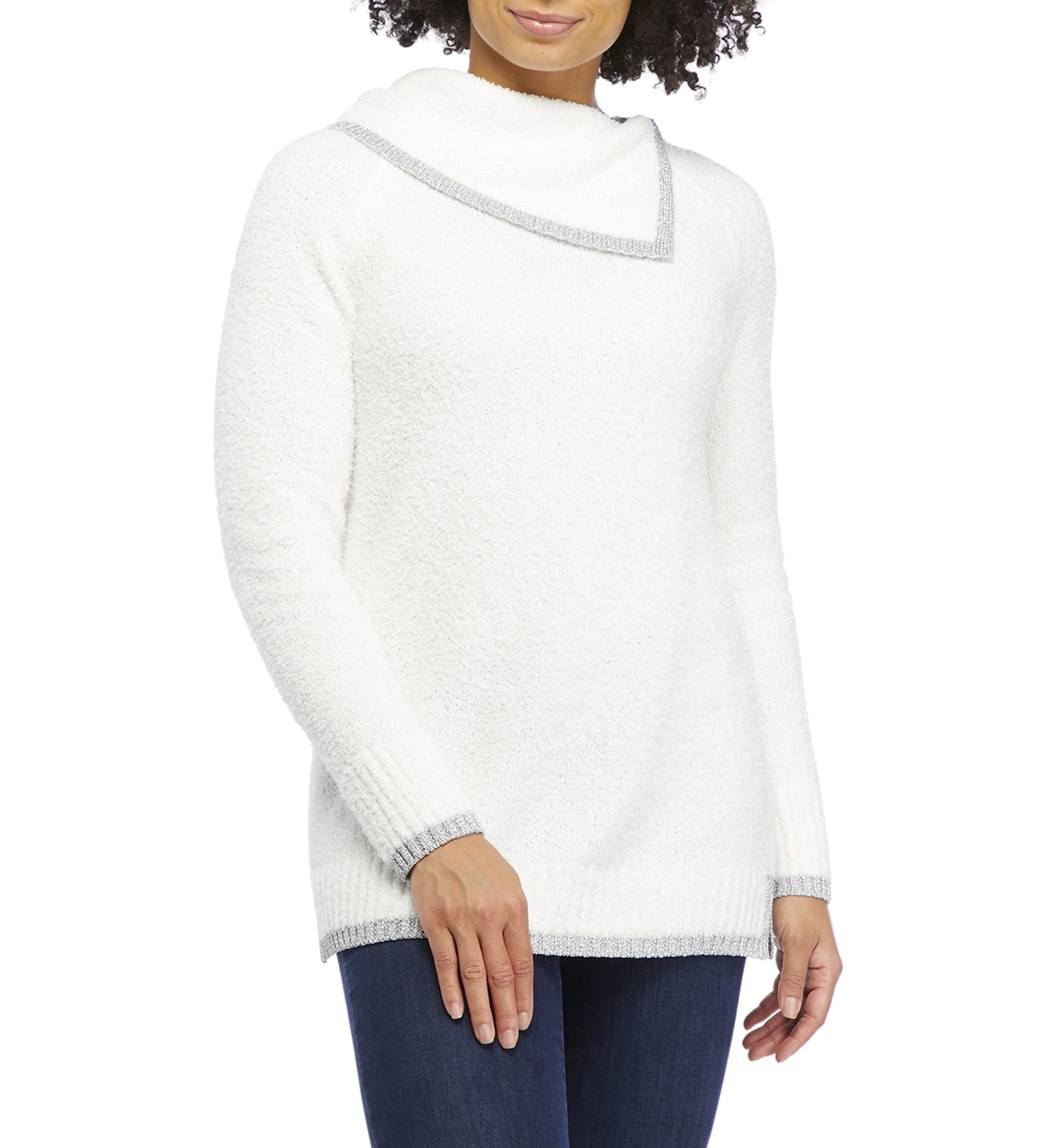 Womens Drop Shoulder Sleeve LUREX®   Sweater