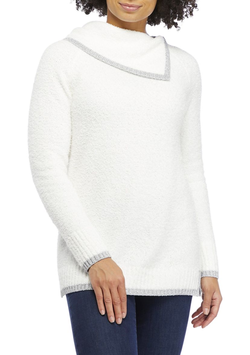 Womens Drop Shoulder Sleeve LUREX®   Sweater