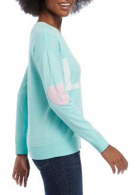 Women's Long Sleeve Love Graphic Sweater