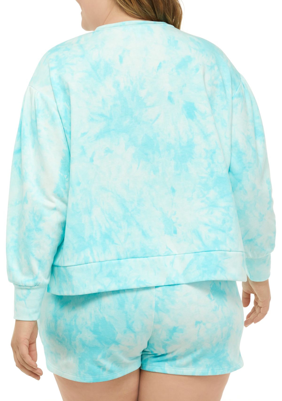   Plus Size Long Sleeve French Terry Sweatshirt 