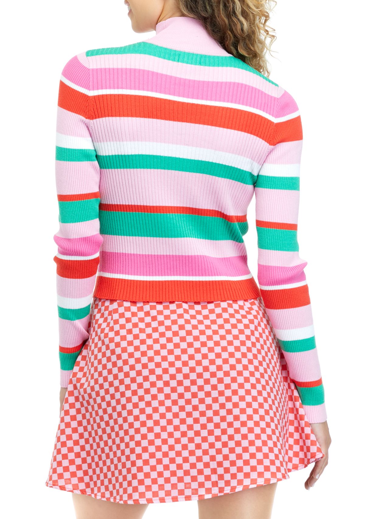 Juniors Long Sleeve Ribbed Turtleneck Sweater