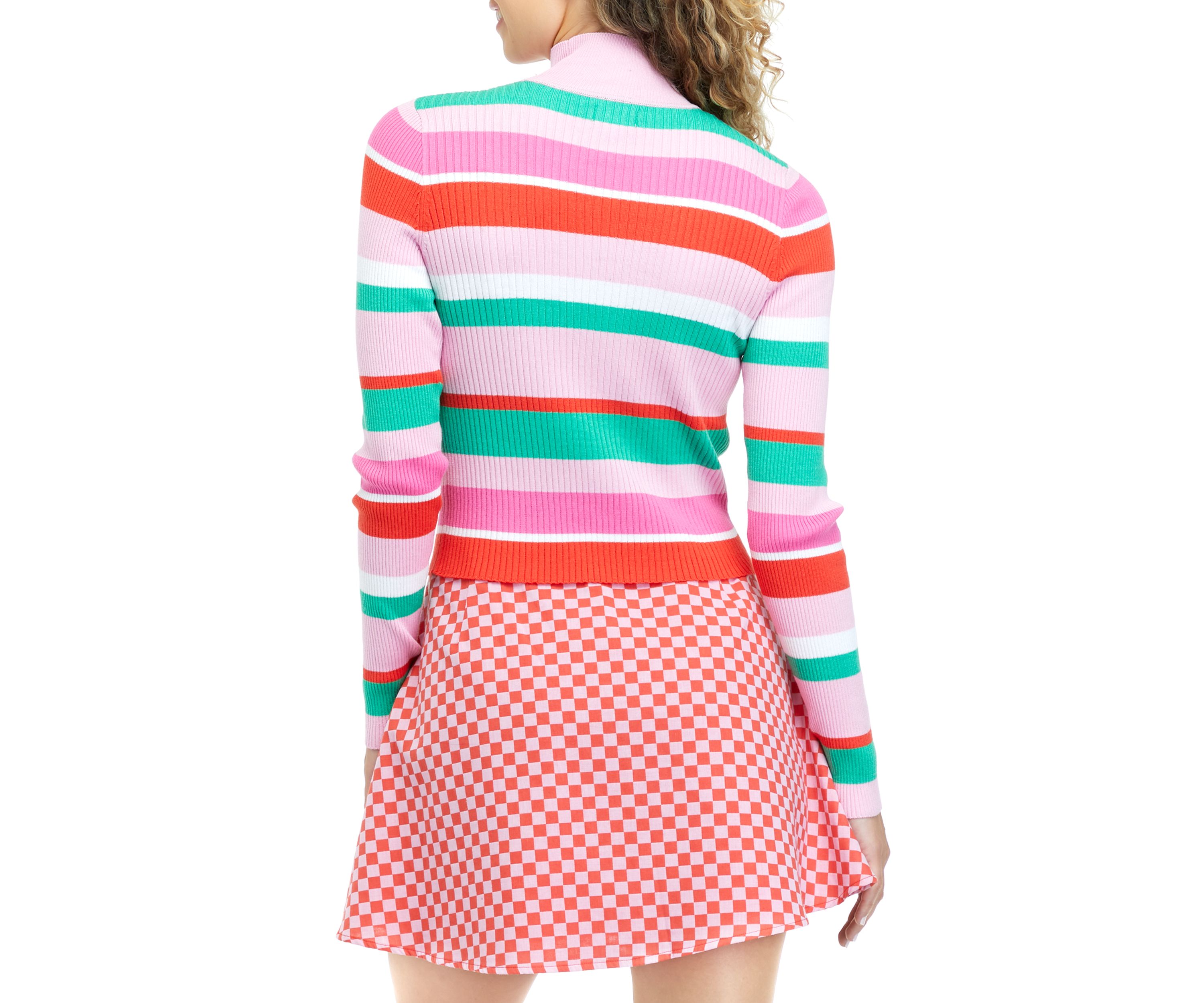 Juniors Long Sleeve Ribbed Turtleneck Sweater