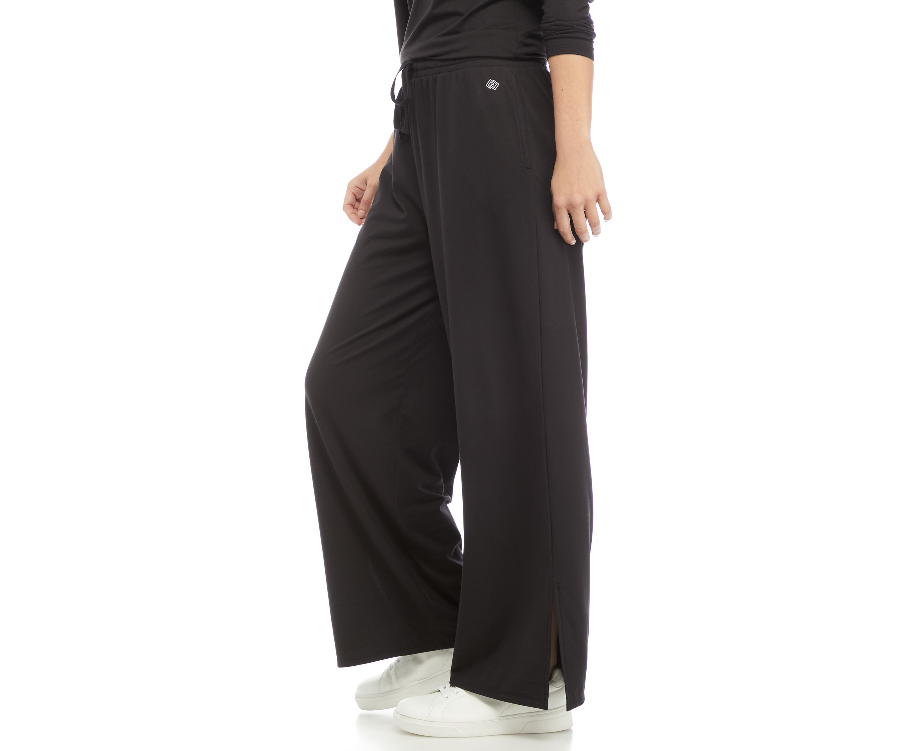 Split Hem Wide Leg Pants 