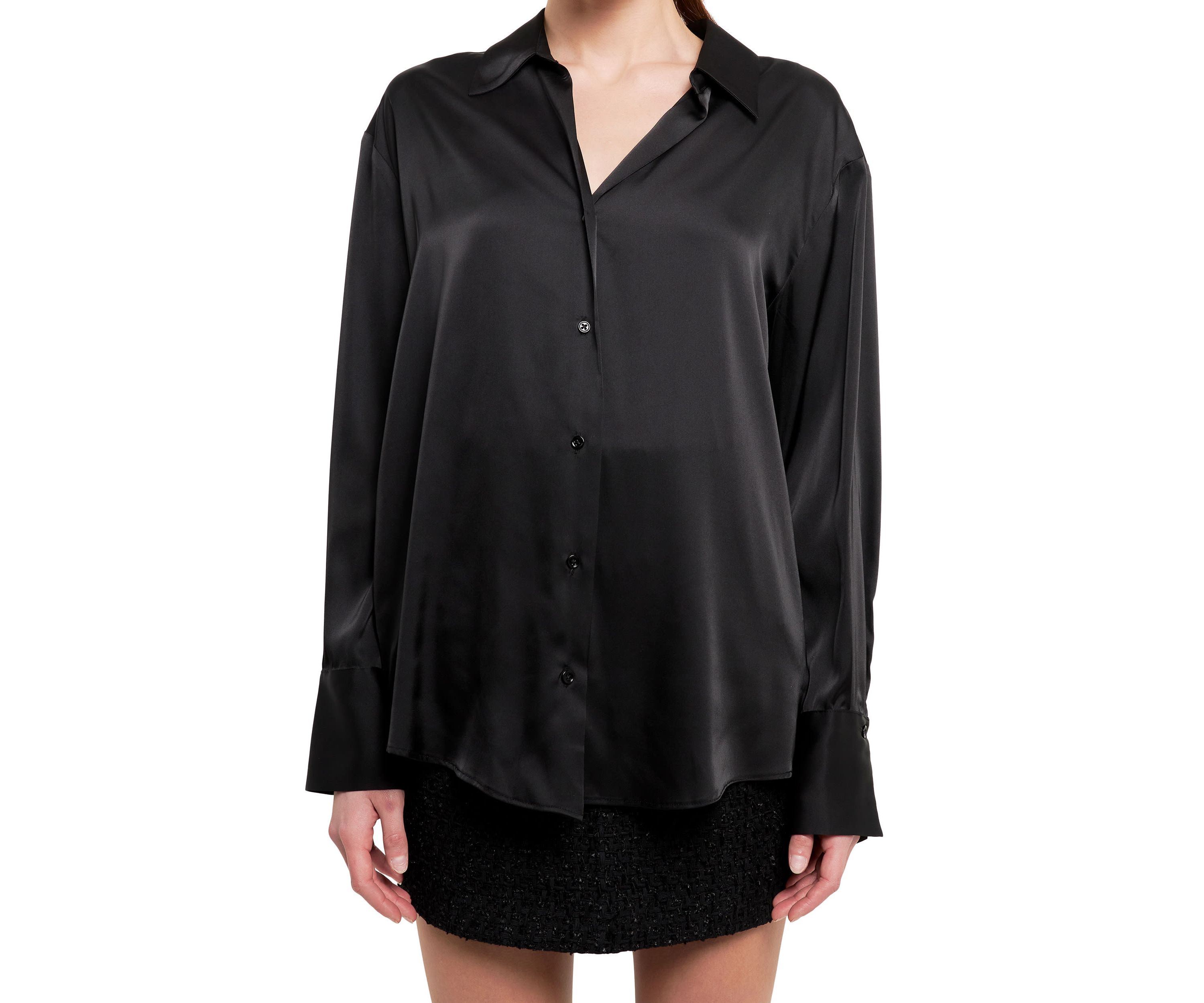 Silky Button up Top