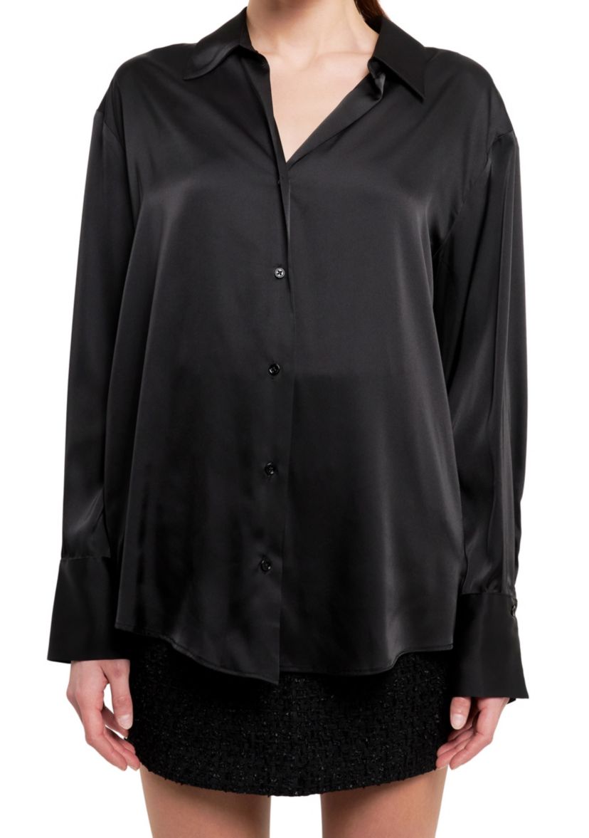 Silky Button up Top
