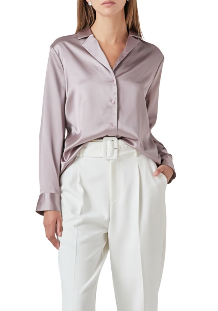 Classic Satin Over Shirt