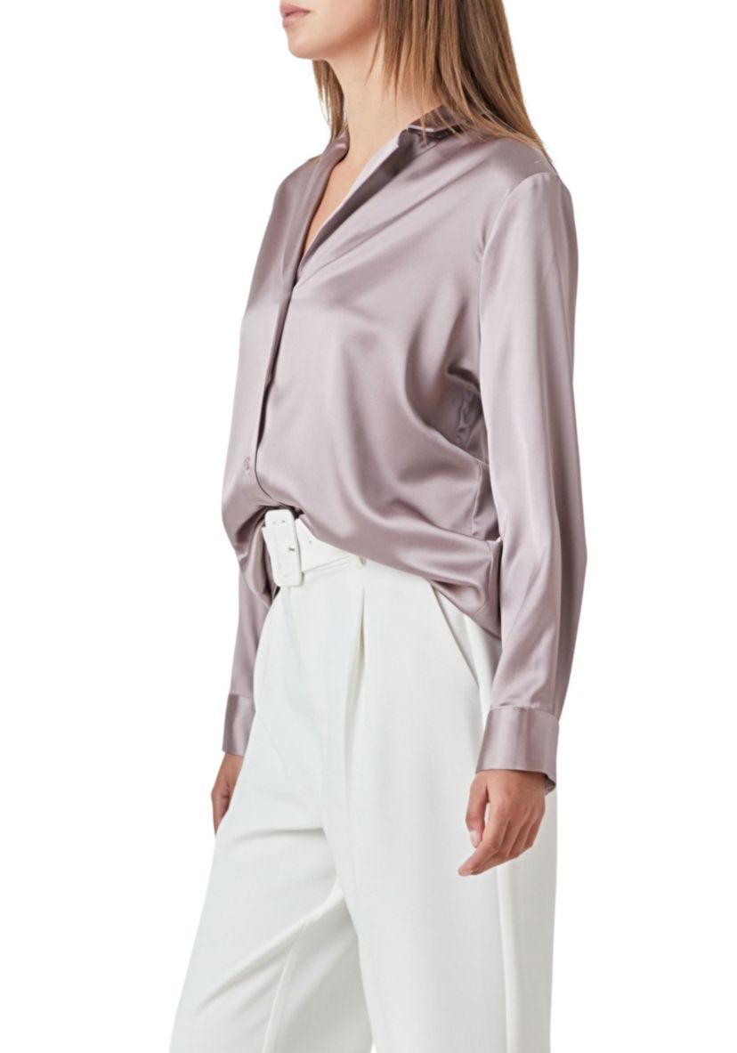 Classic Satin Over Shirt