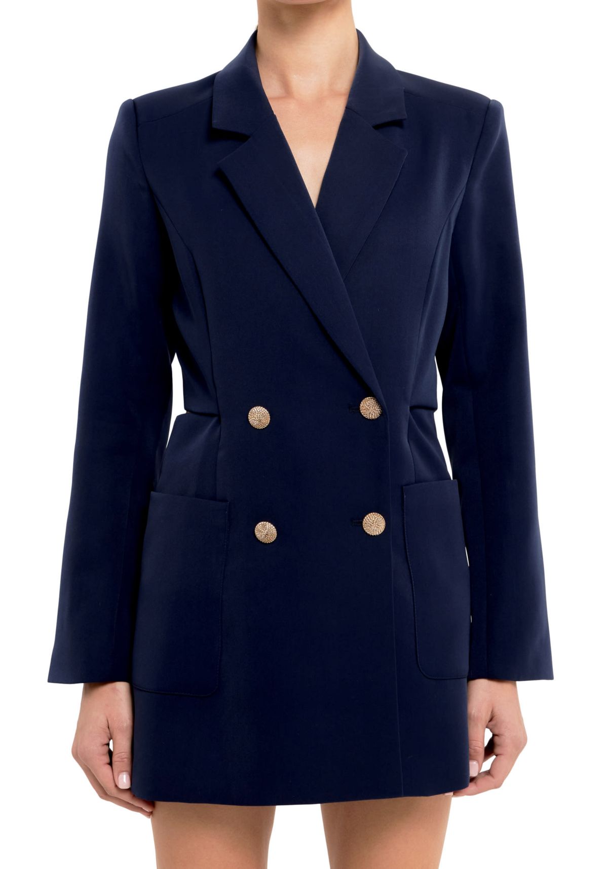 Blazer Open Back Romper