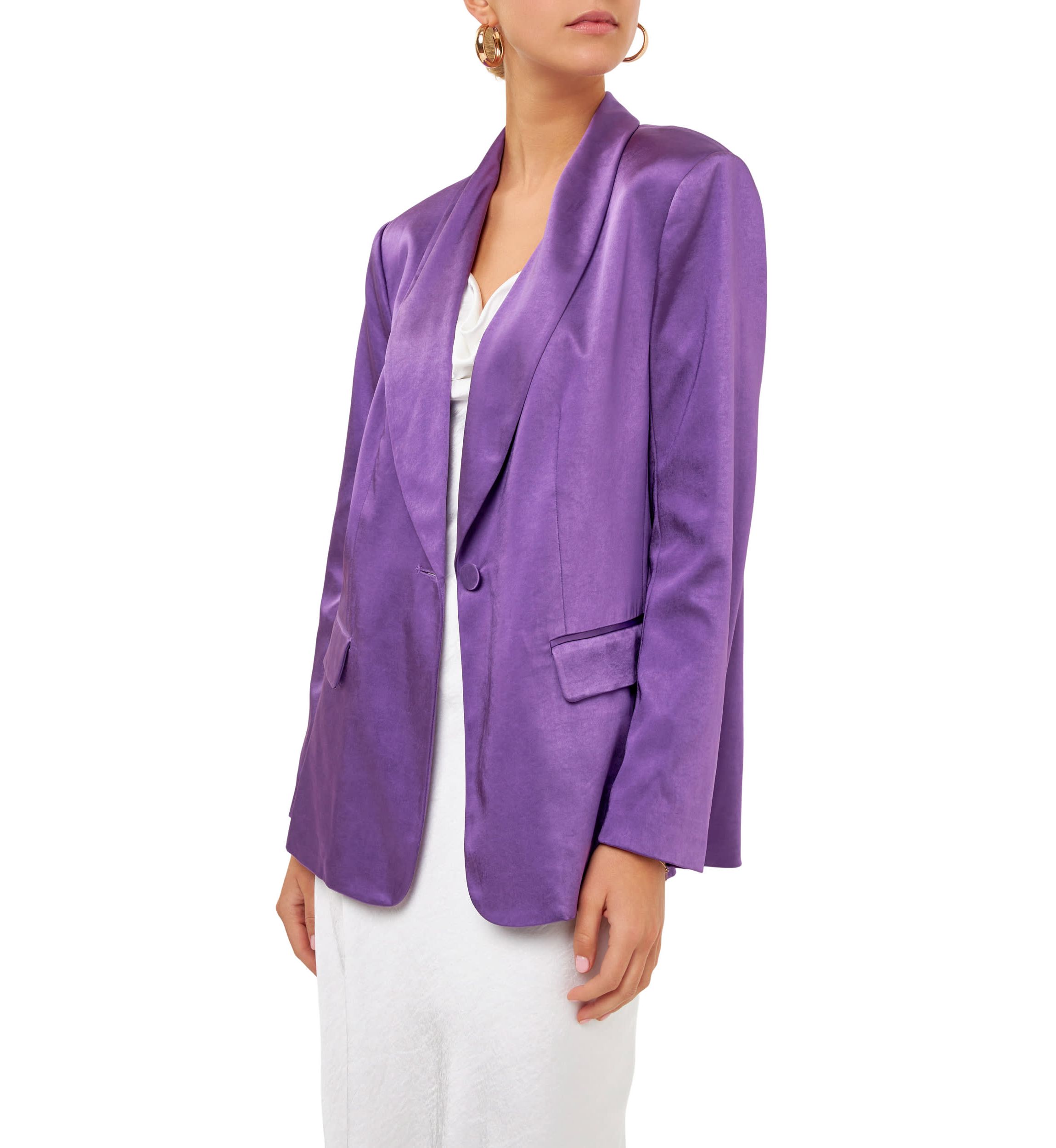 Satin Blazer
